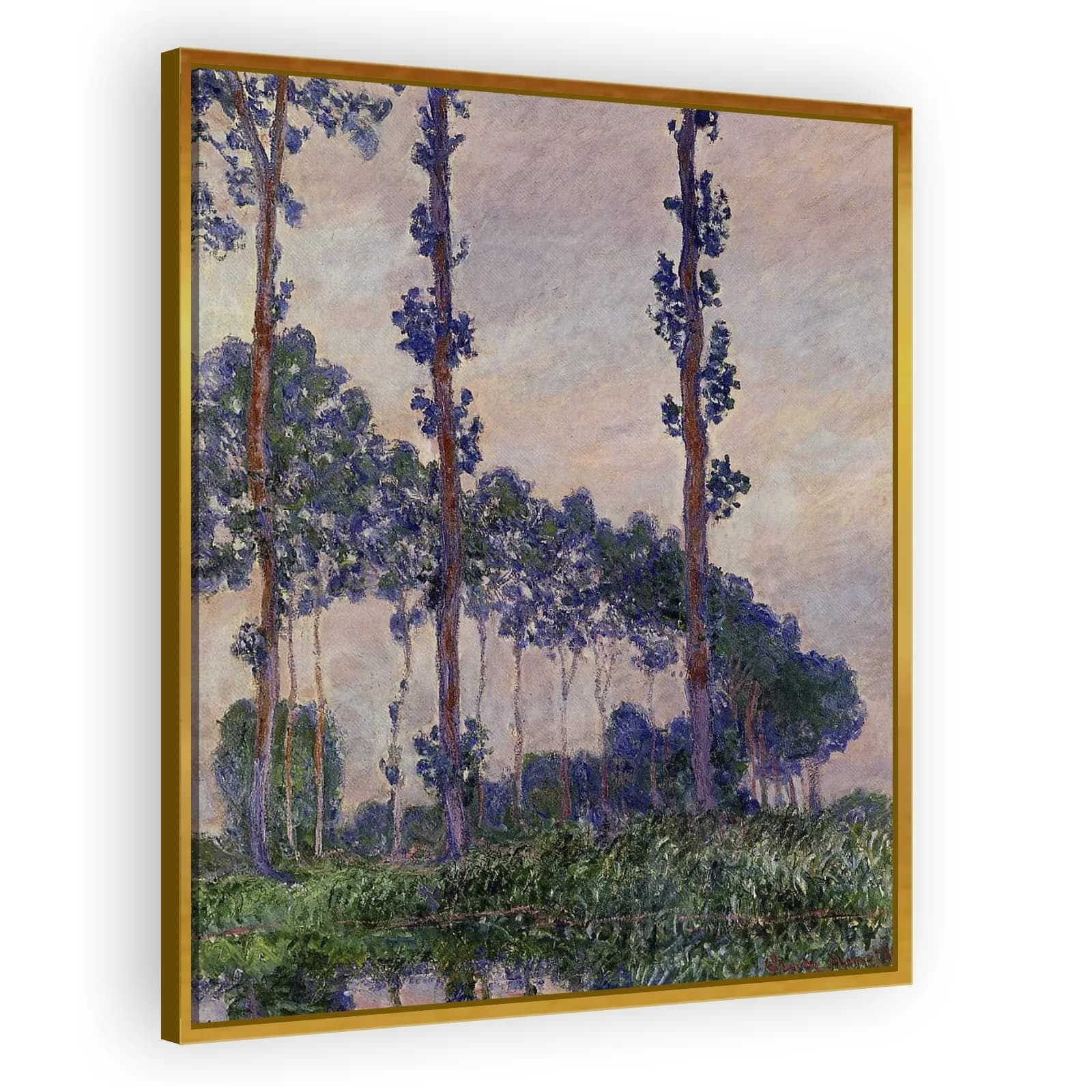 Three Trees in Grey Weather by Claude Monet - view 3 thumbnail
