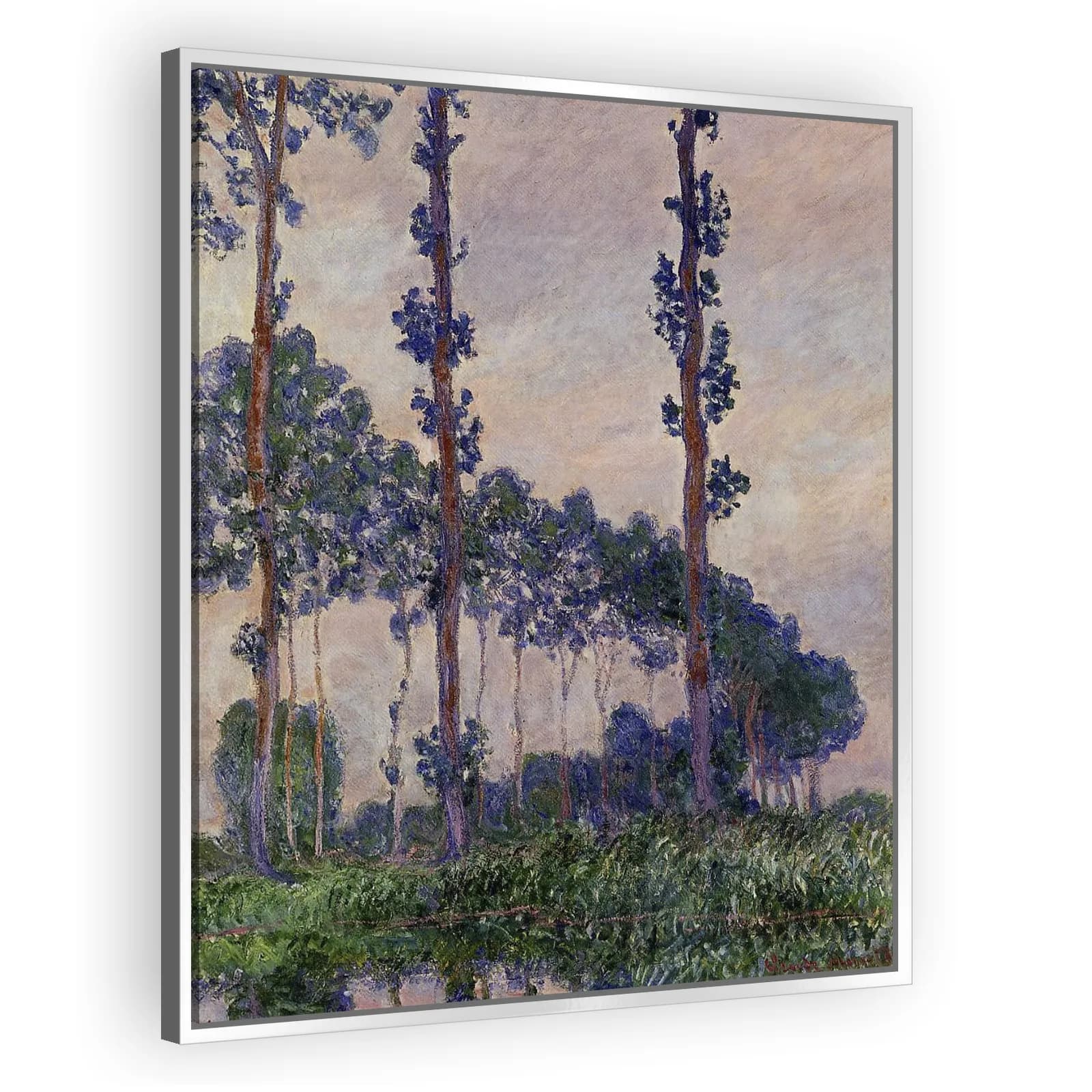 Three Trees in Grey Weather by Claude Monet - view 4 thumbnail