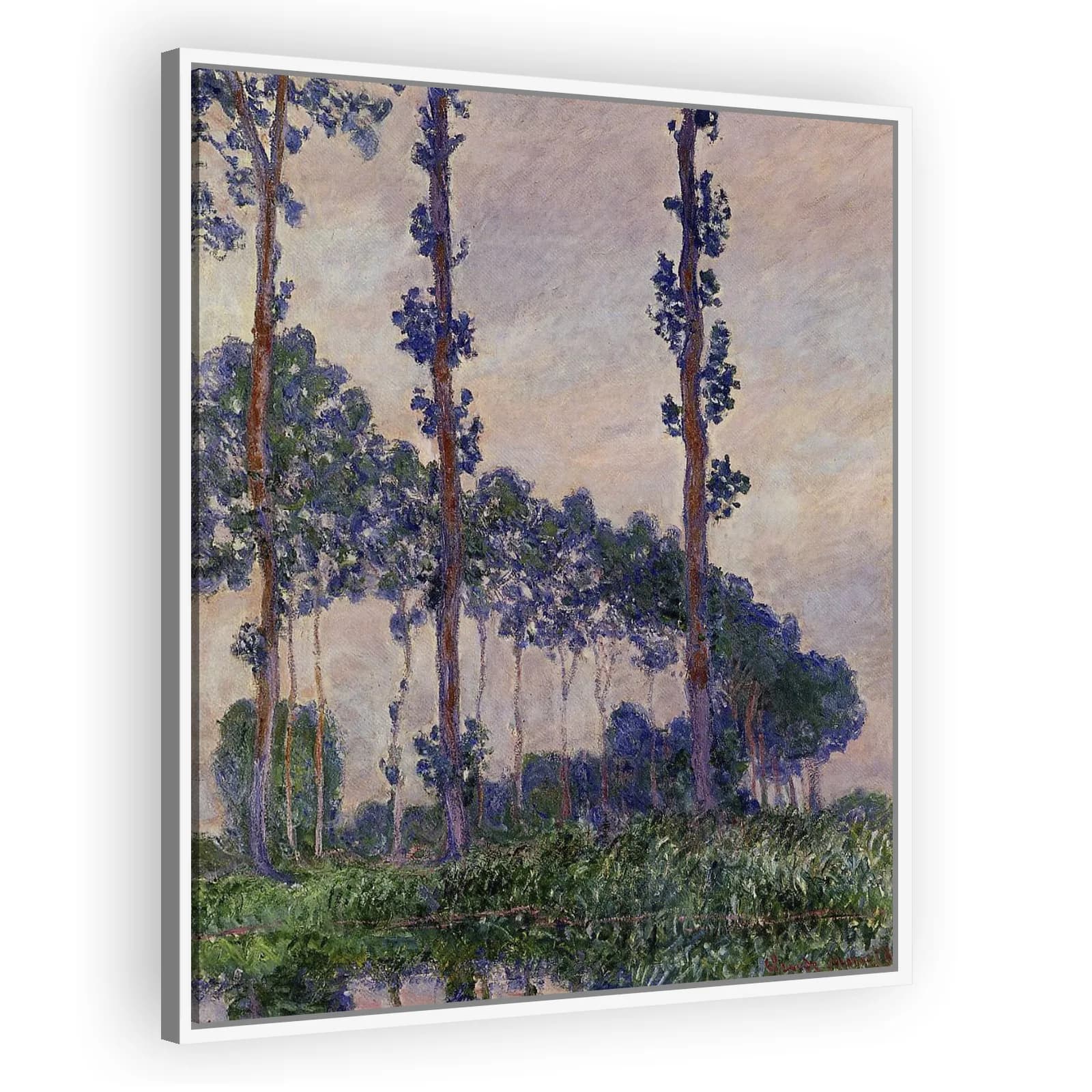 Three Trees in Grey Weather by Claude Monet - view 5 thumbnail