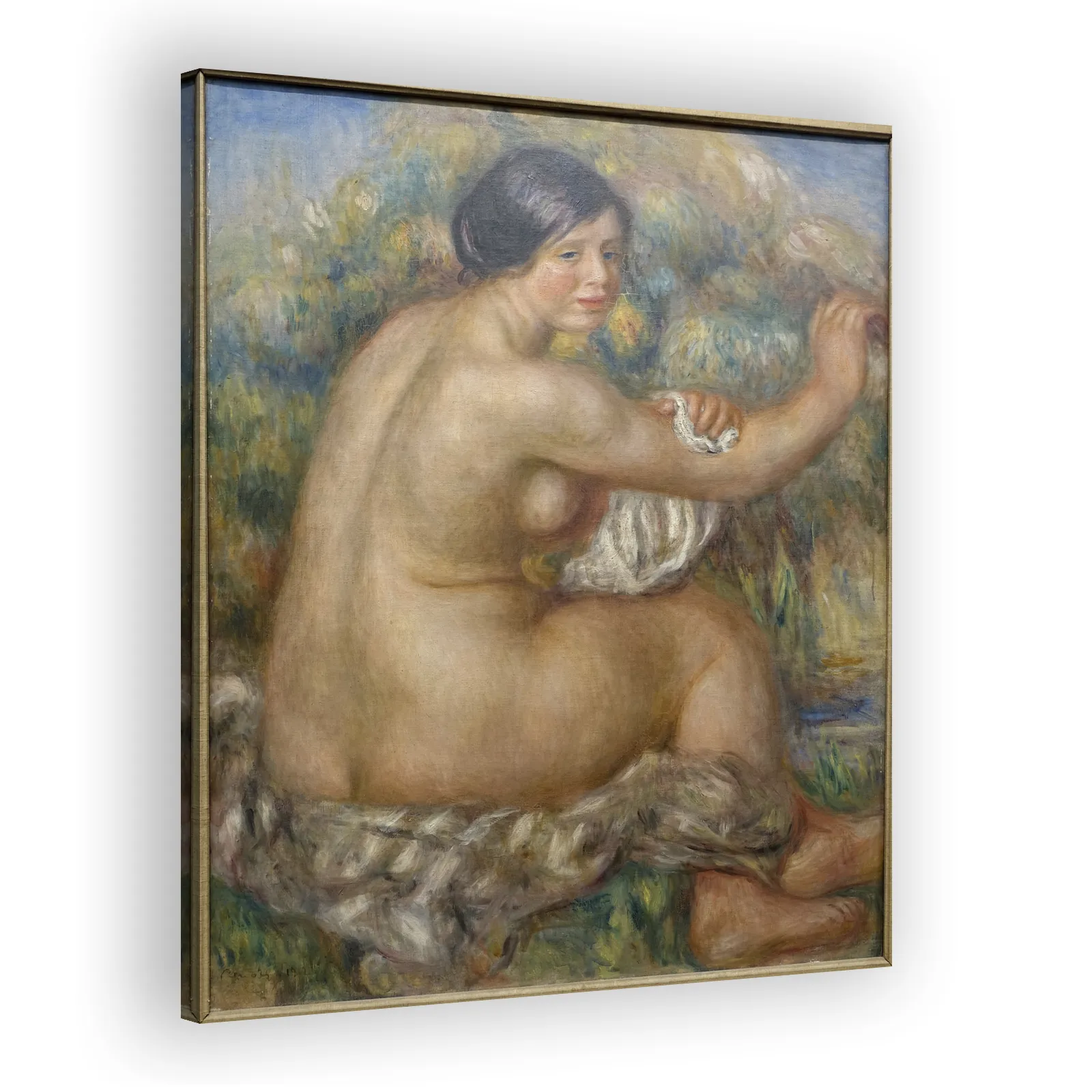 Banhista enxugando o braço direito by Pierre Auguste Renoir - view 2 thumbnail