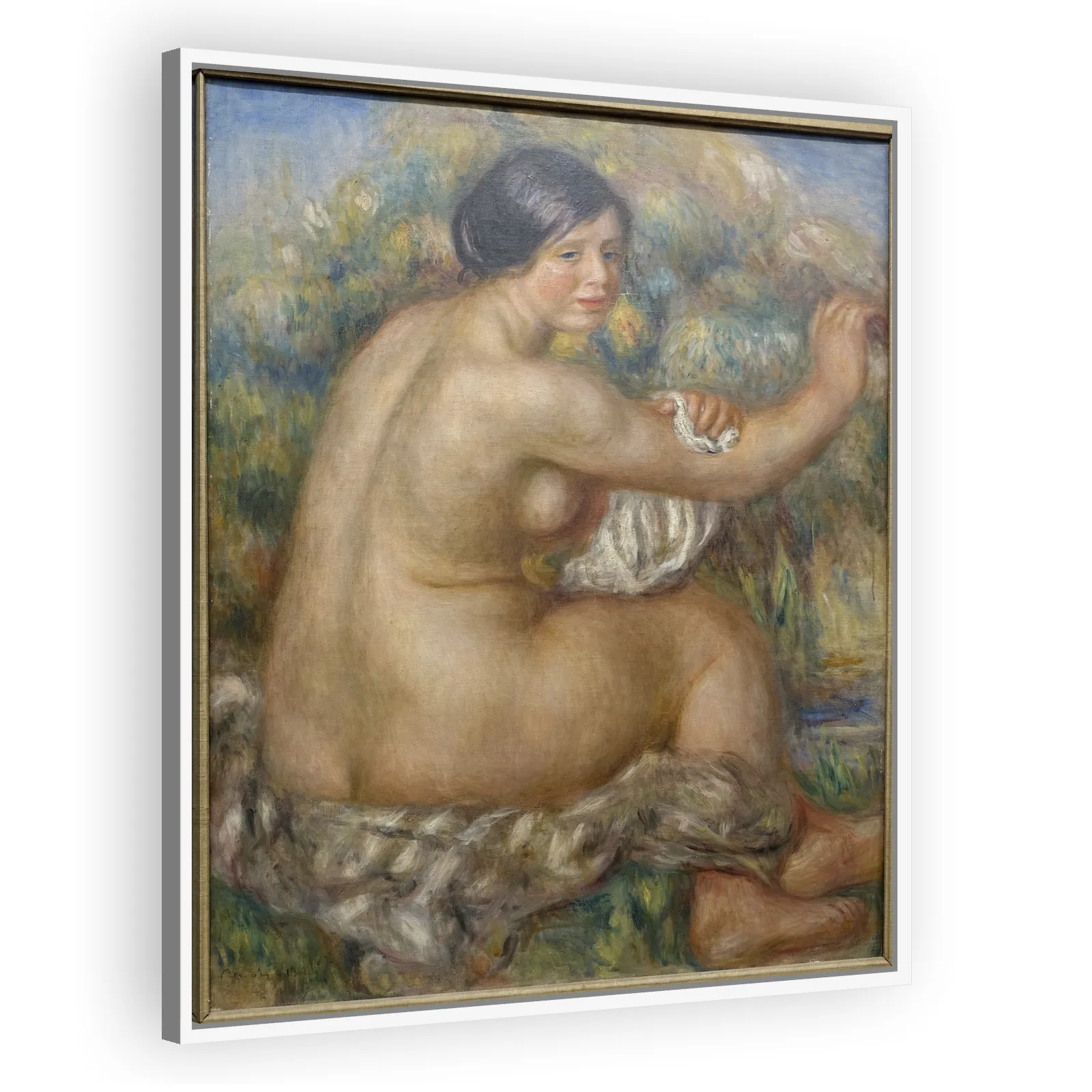 Banhista enxugando o braço direito by Pierre Auguste Renoir - view 5 thumbnail