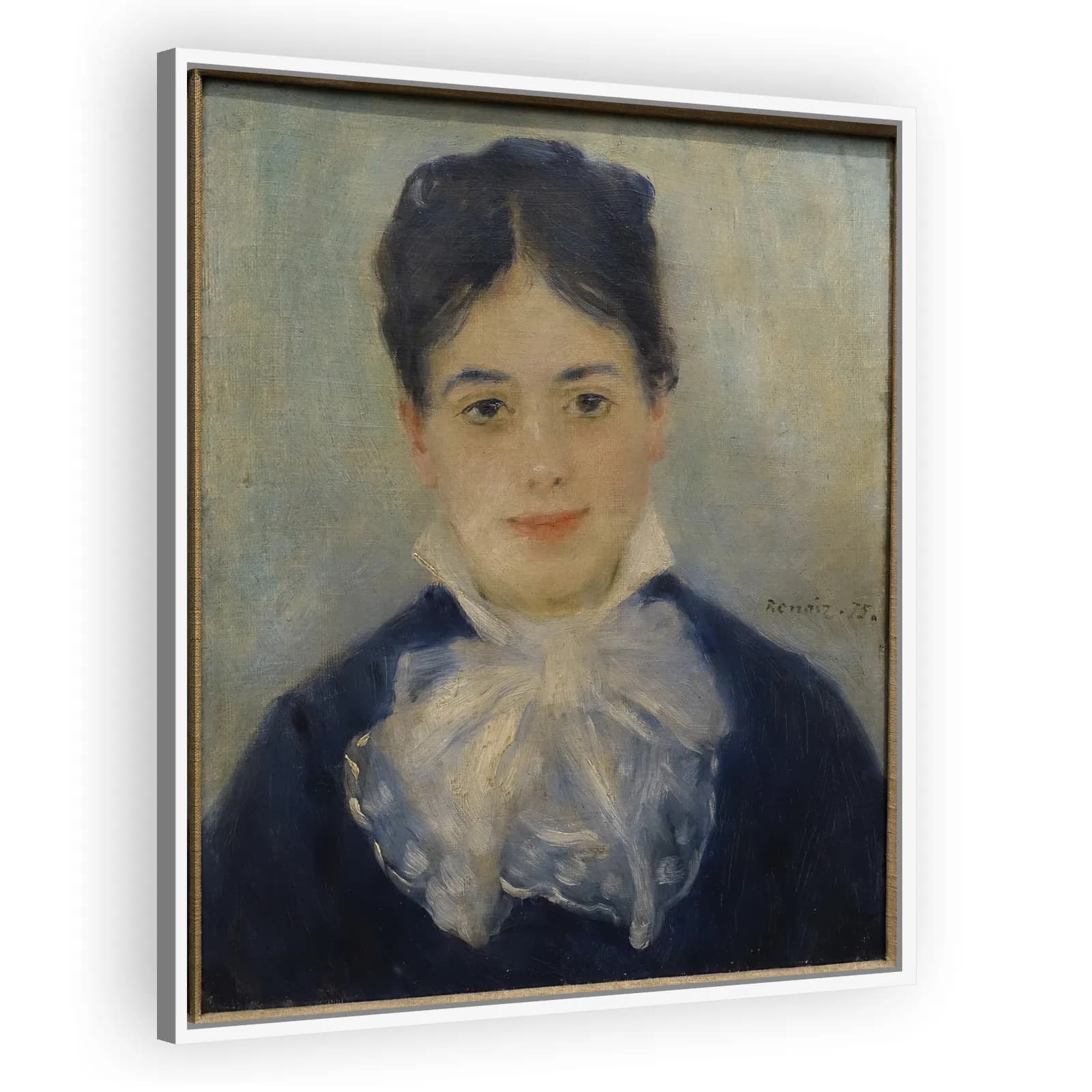 Lady Smiling (Portrait of Alphonsine Fournaise) by Pierre Auguste Renoir - view 5 thumbnail
