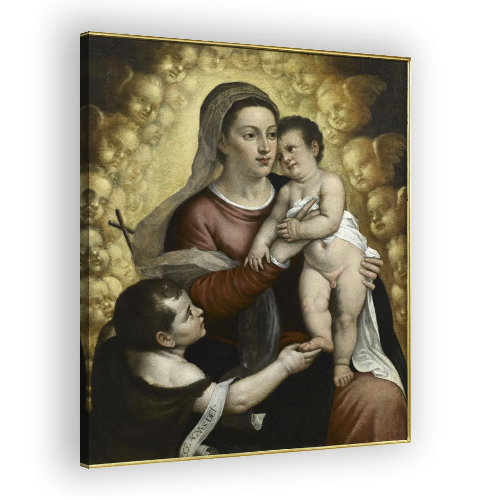 Madonna and Child with Saint John the Baptist by Titian - view 2 thumbnail