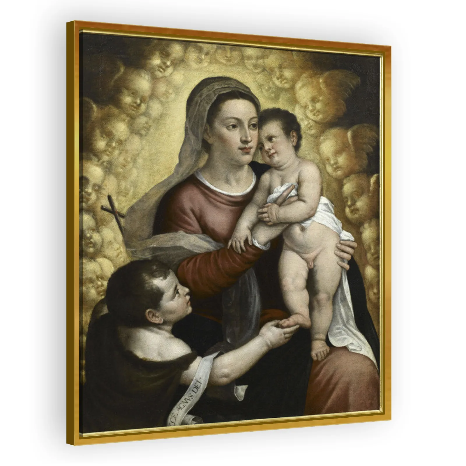 Madonna and Child with Saint John the Baptist by Titian - view 3 thumbnail