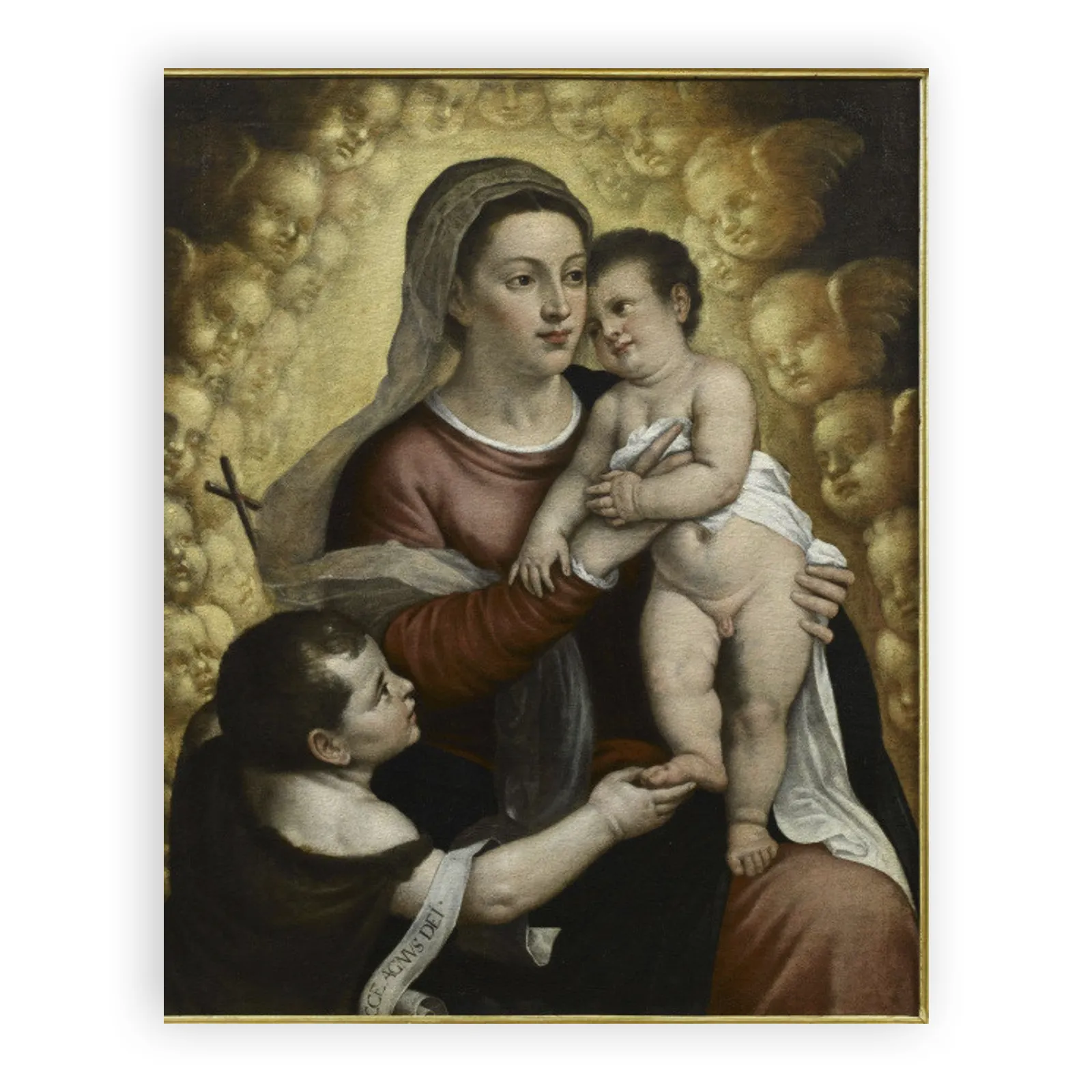 Madonna and Child with Saint John the Baptist by Titian - view 6 thumbnail