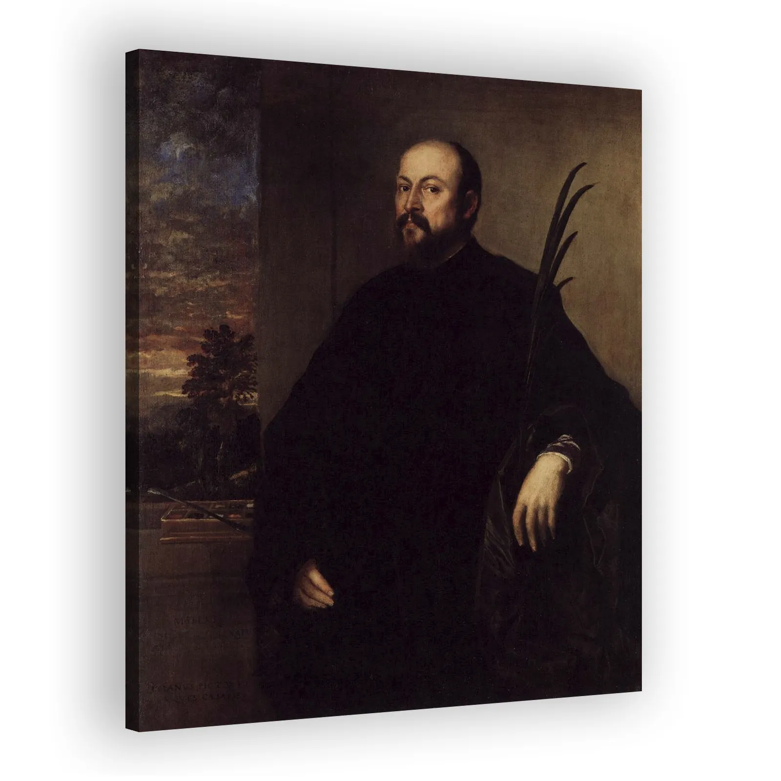 Portrait of the paint-dealer Alvise dalla Scala by Titian - view 2 thumbnail