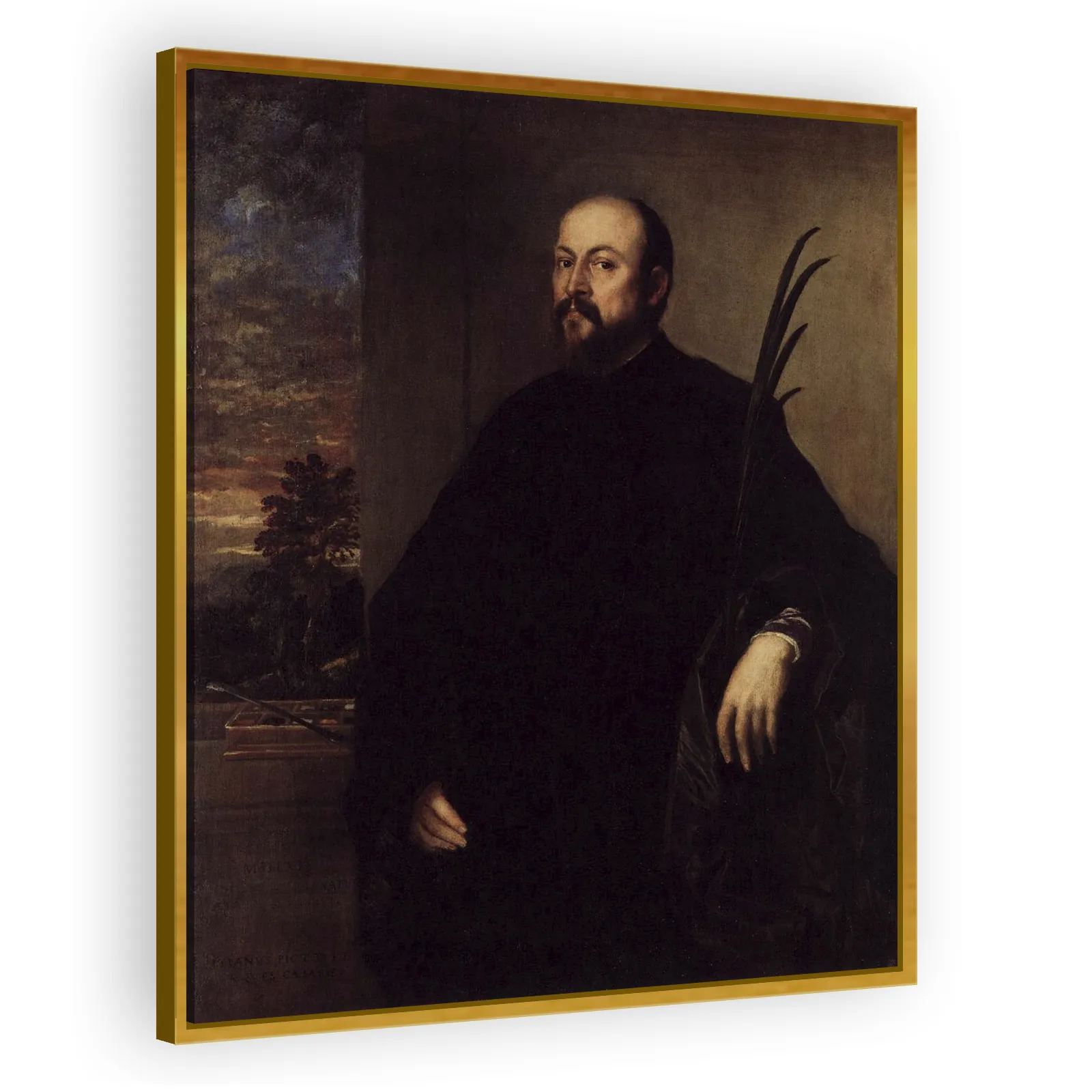 Portrait of the paint-dealer Alvise dalla Scala by Titian - view 3 thumbnail