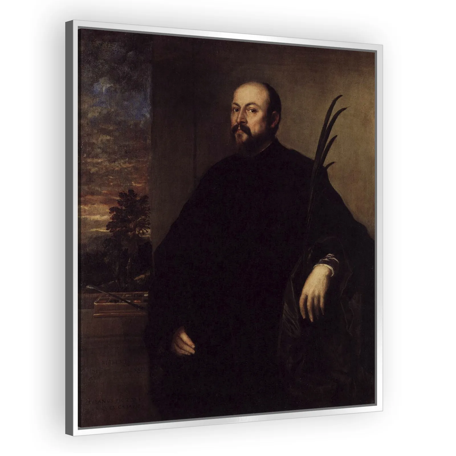 Portrait of the paint-dealer Alvise dalla Scala by Titian - view 4 thumbnail