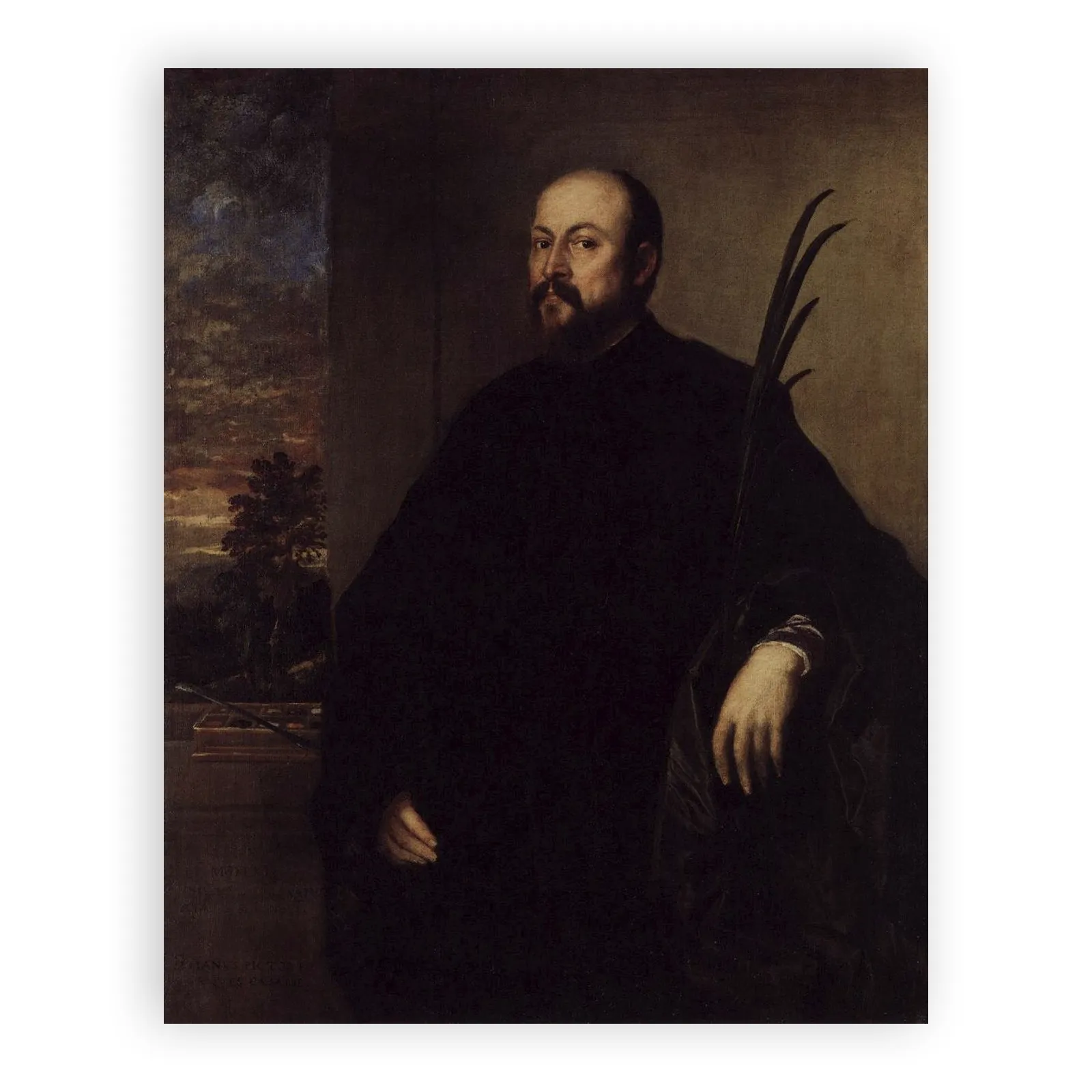 Portrait of the paint-dealer Alvise dalla Scala by Titian - view 6 thumbnail