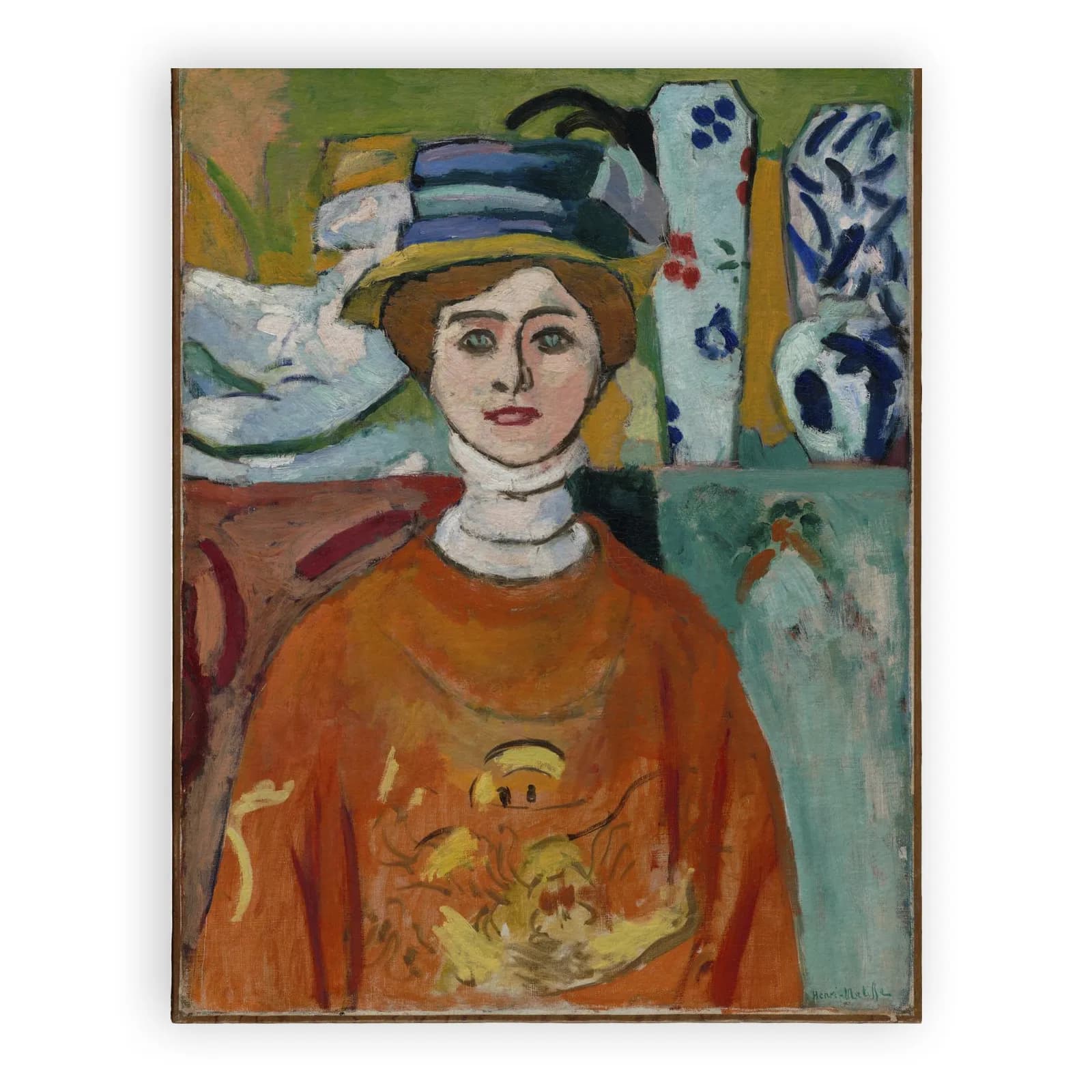 La fille aux yeux verts by Henri Matisse - view 6 thumbnail