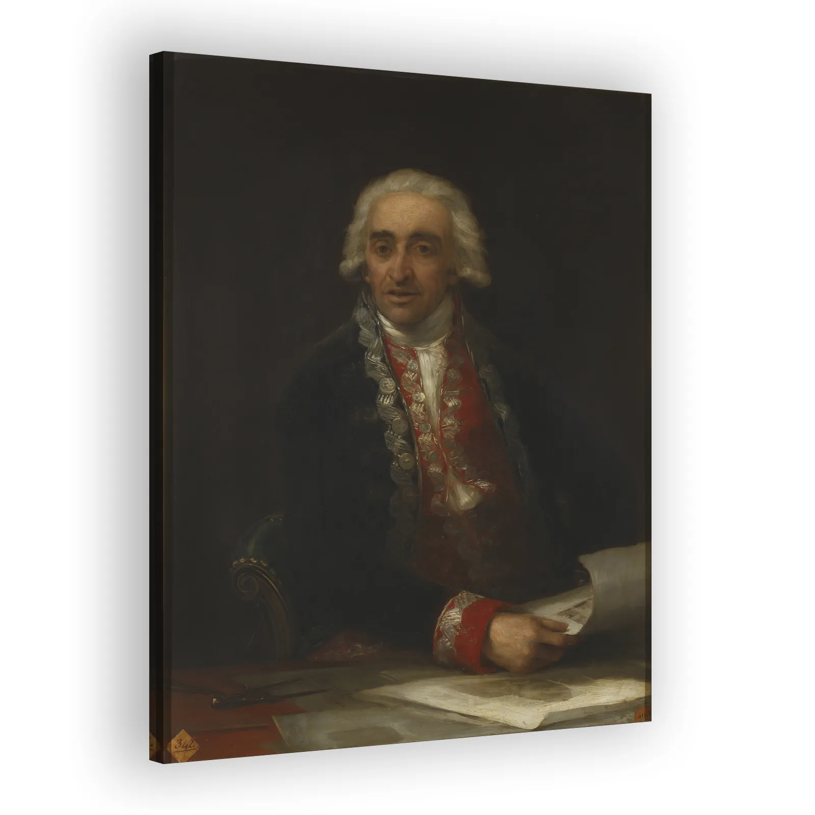 Portrait of Juan de Villanueva by Francisco Goya - view 2 thumbnail