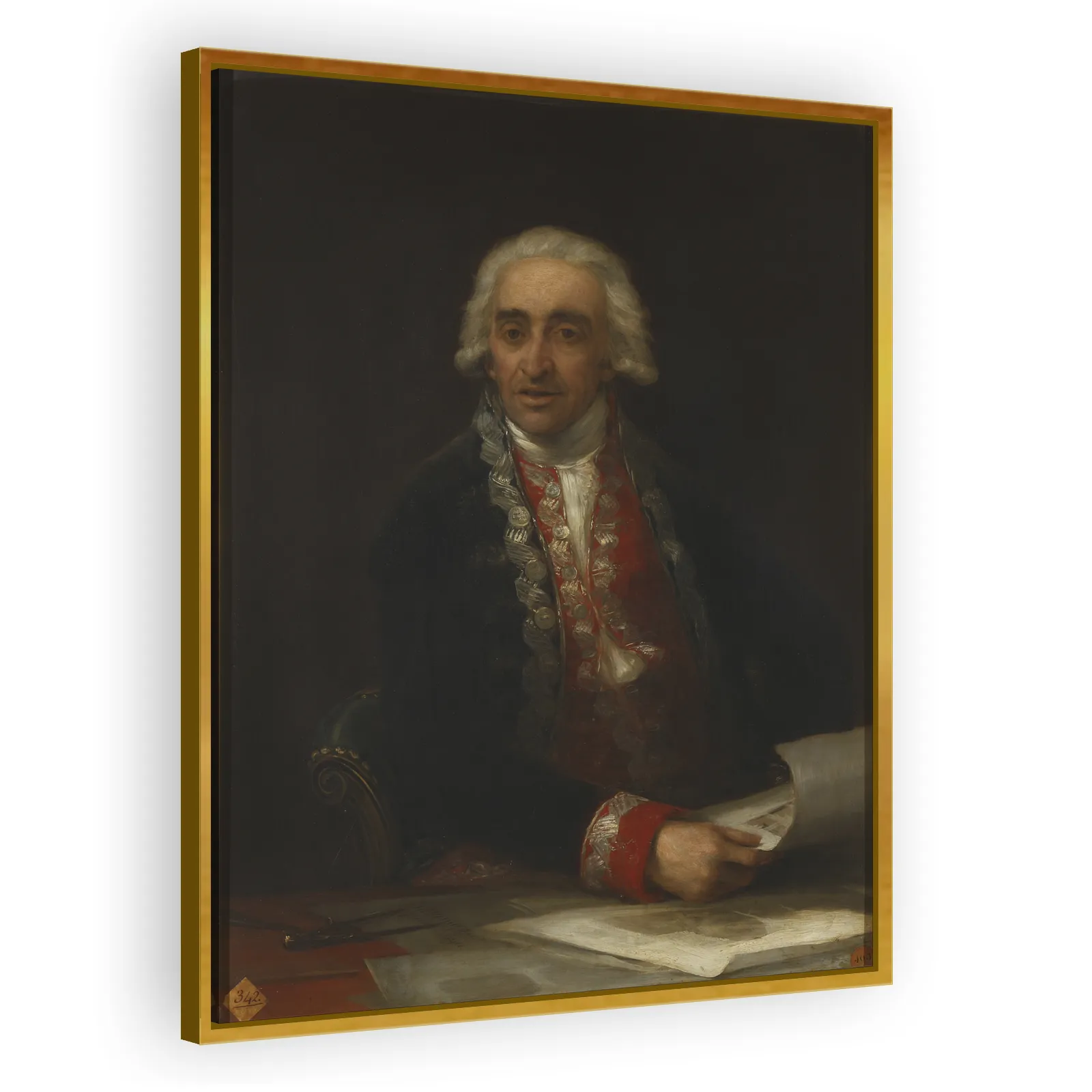 Portrait of Juan de Villanueva by Francisco Goya - view 3 thumbnail