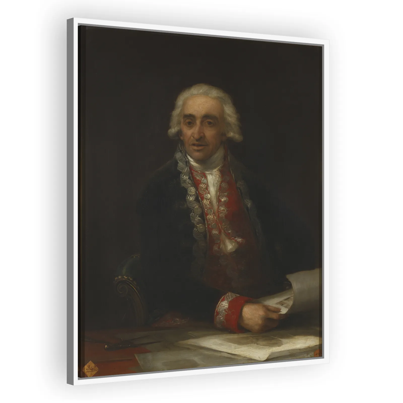 Portrait of Juan de Villanueva by Francisco Goya - view 5 thumbnail
