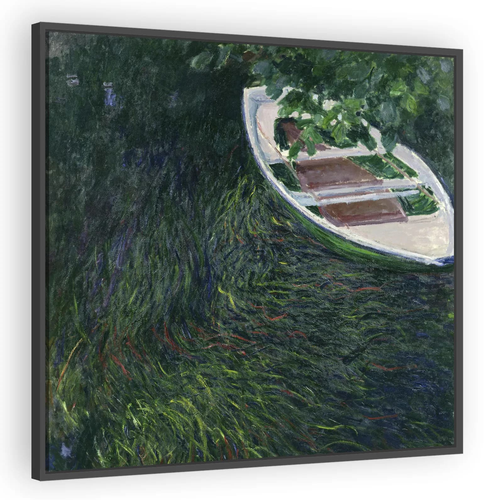 The Row Boat by Claude Monet