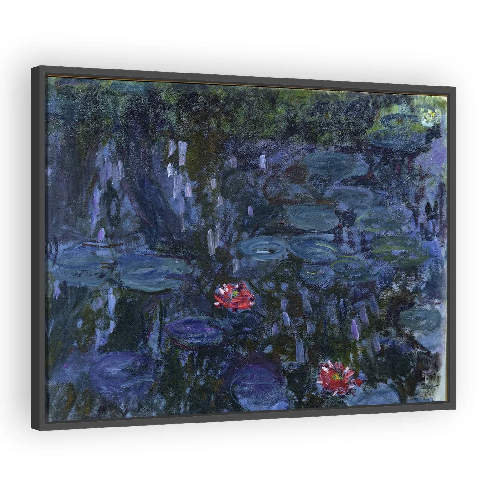 Seerosenteich, Spiegelung von Trauerweiden by Claude Monet