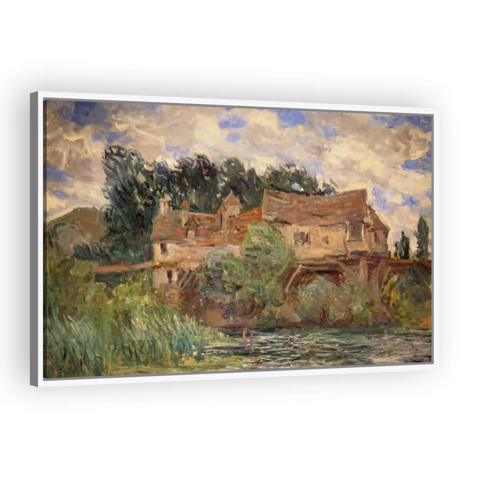 Houses on the Old Bridge at Vernon by Claude Monet - view 5 thumbnail