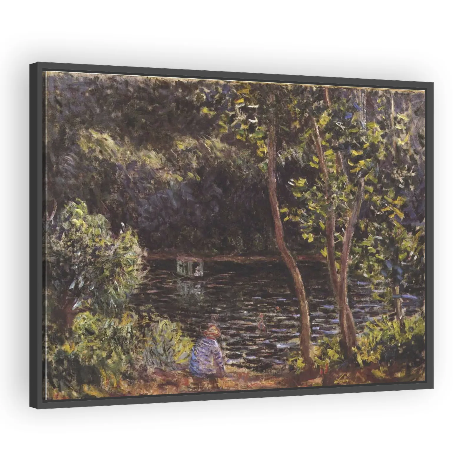 The Atelier Boat by Claude Monet