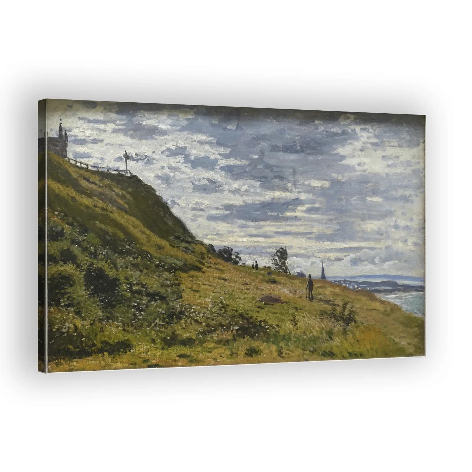 Cliff-walk at Sainte-Adresse by Claude Monet - view 2 thumbnail