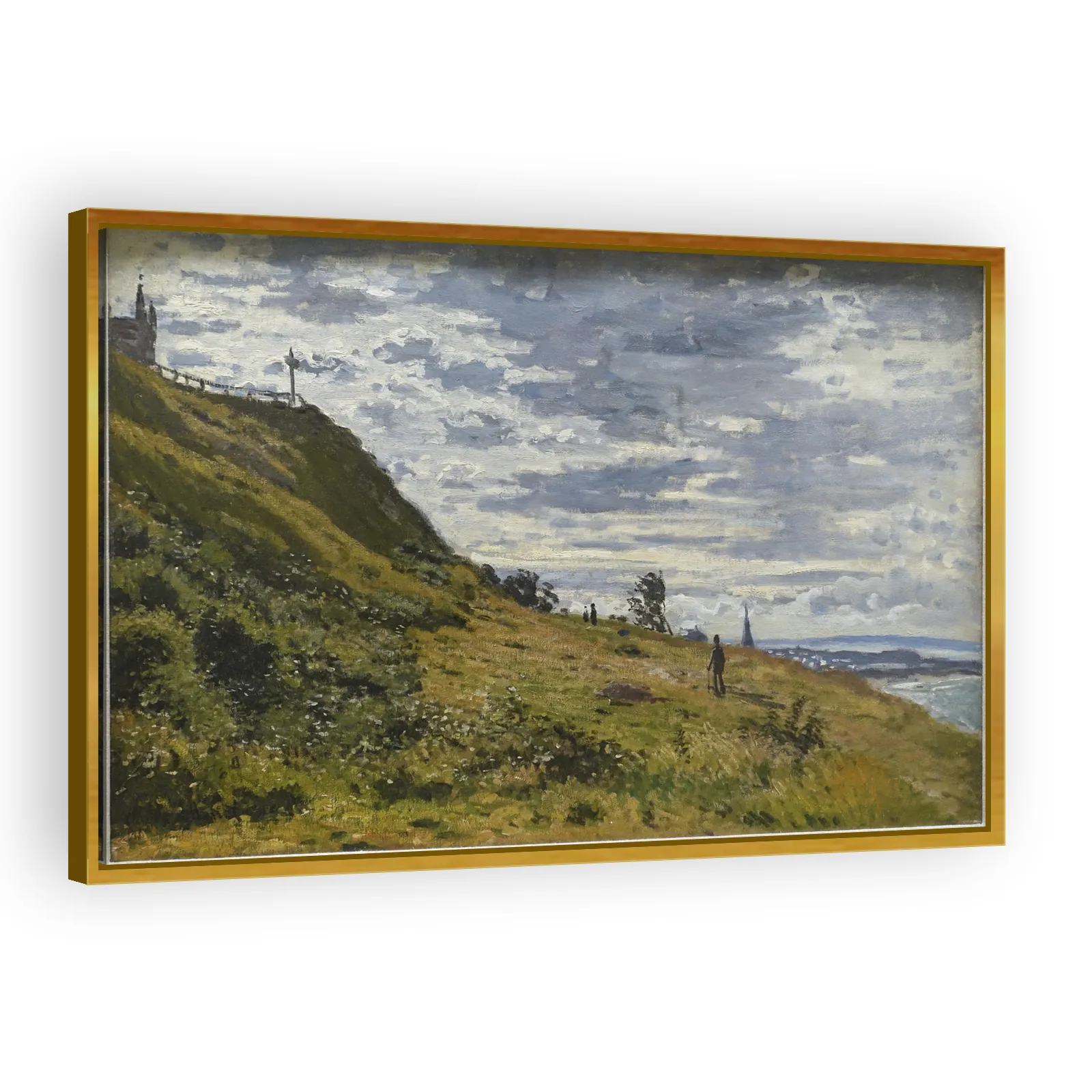 Cliff-walk at Sainte-Adresse by Claude Monet - view 3 thumbnail