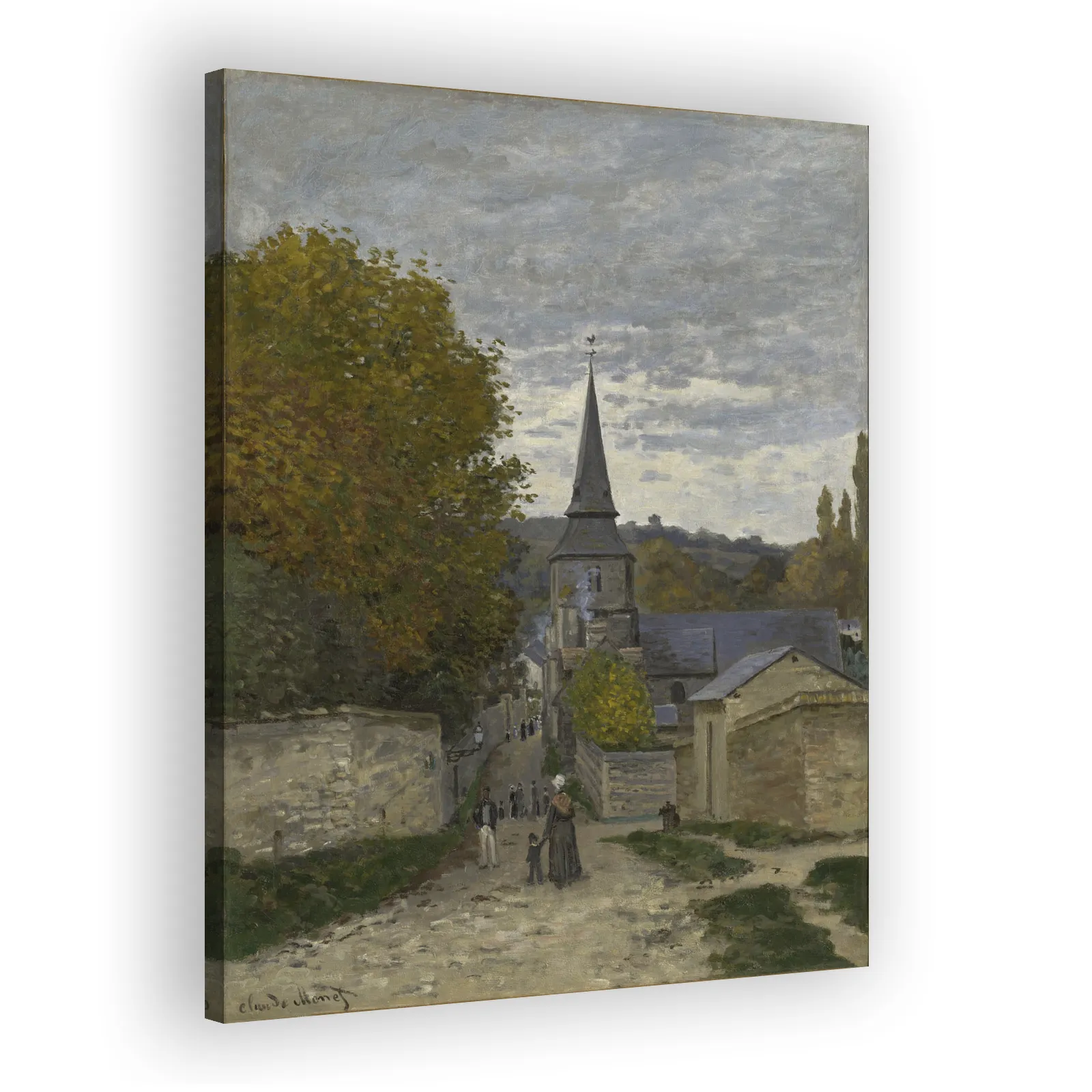 Street in Sainte-Adresse by Claude Monet - view 2 thumbnail