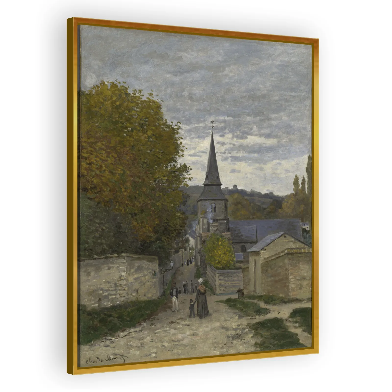 Street in Sainte-Adresse by Claude Monet - view 3 thumbnail