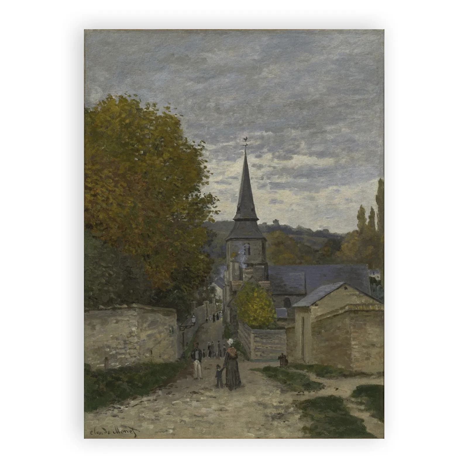 Street in Sainte-Adresse by Claude Monet - view 6 thumbnail