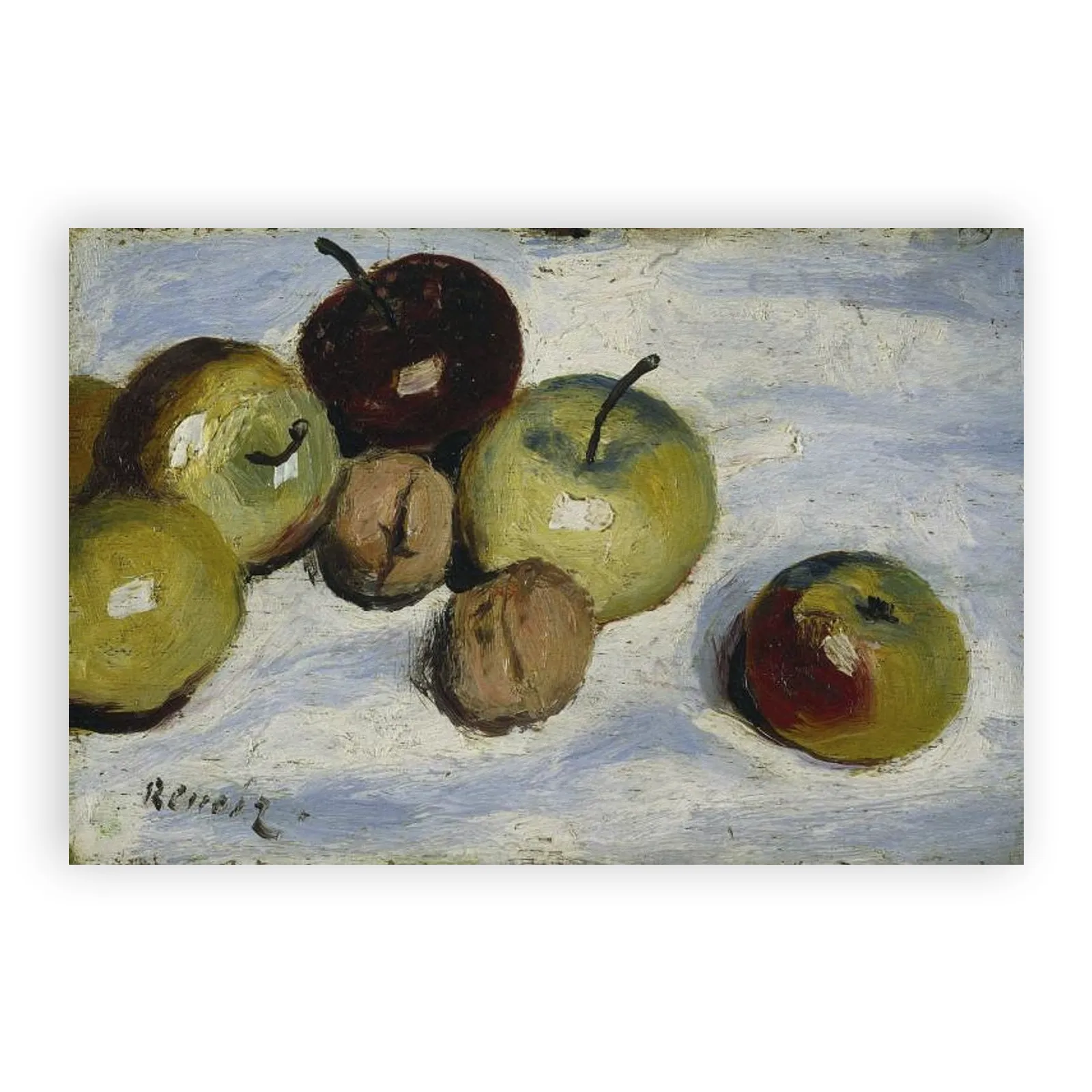 Apples and Walnuts by Pierre Auguste Renoir - view 6 thumbnail