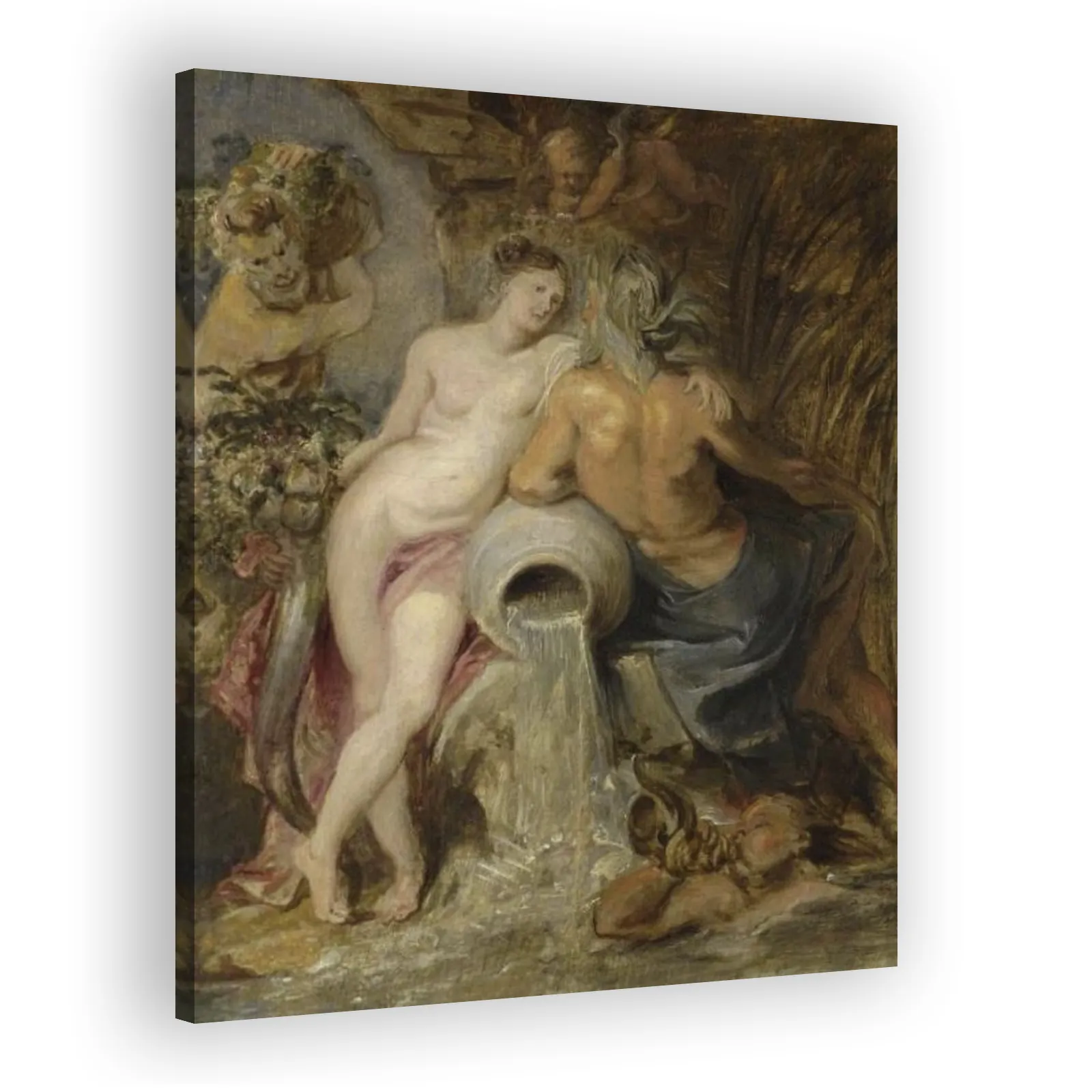 The Union of Earth and Water (River Scheldt and Antwerp) by Peter Paul Rubens - view 2 thumbnail