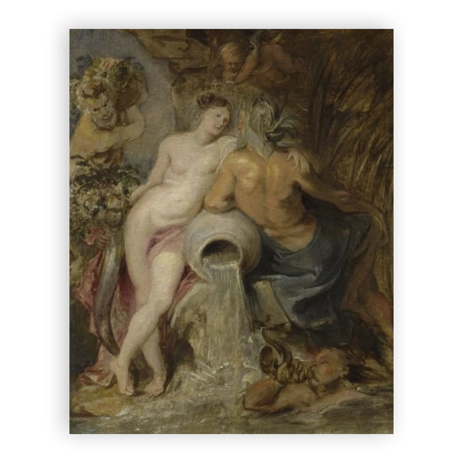 The Union of Earth and Water (River Scheldt and Antwerp) by Peter Paul Rubens - view 6 thumbnail