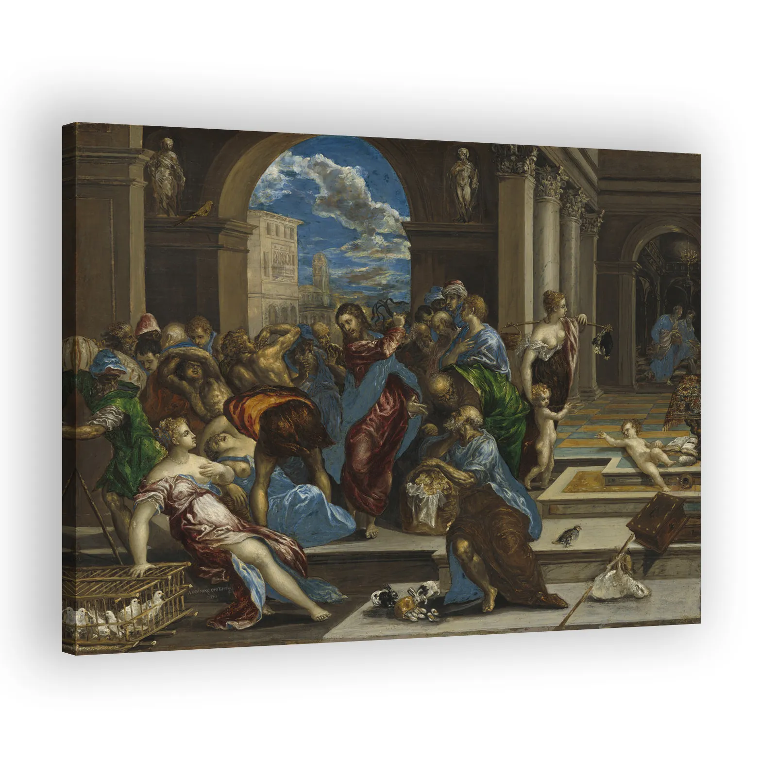 Christ Cleansing the Temple by El Greco - view 2 thumbnail