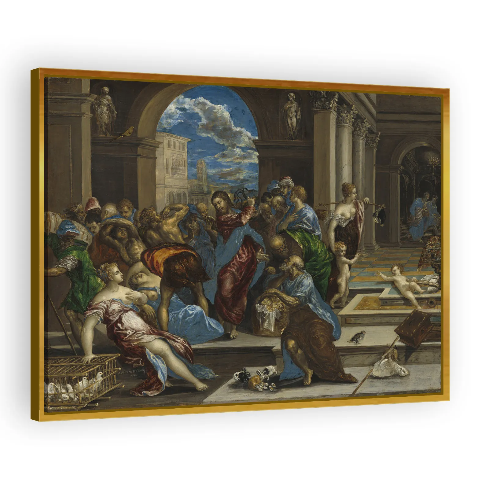 Christ Cleansing the Temple by El Greco - view 3 thumbnail