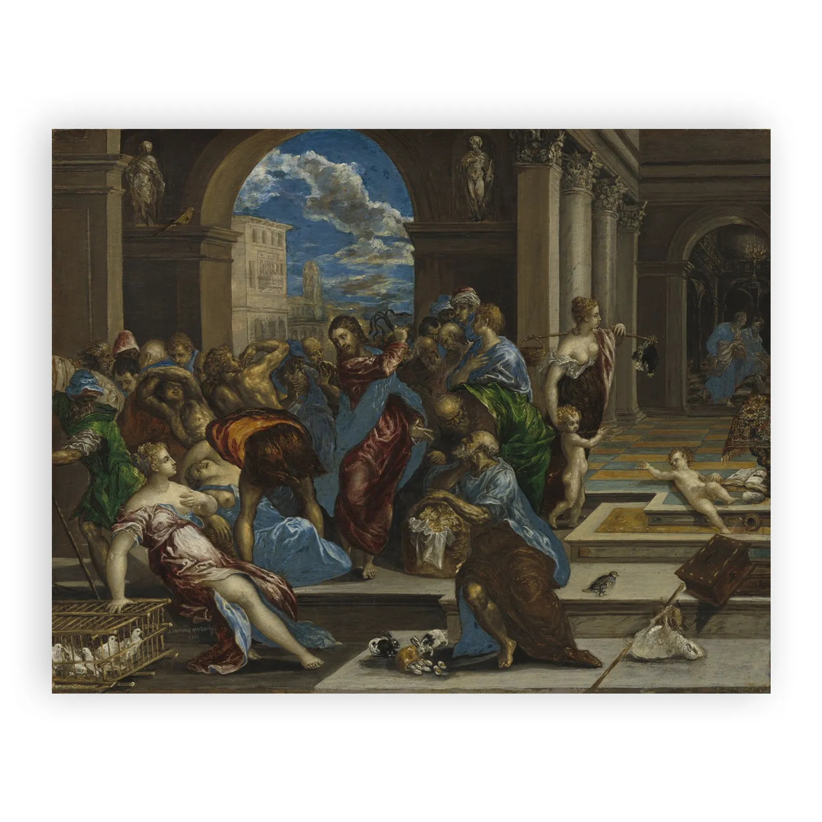 Christ Cleansing the Temple by El Greco - view 6 thumbnail
