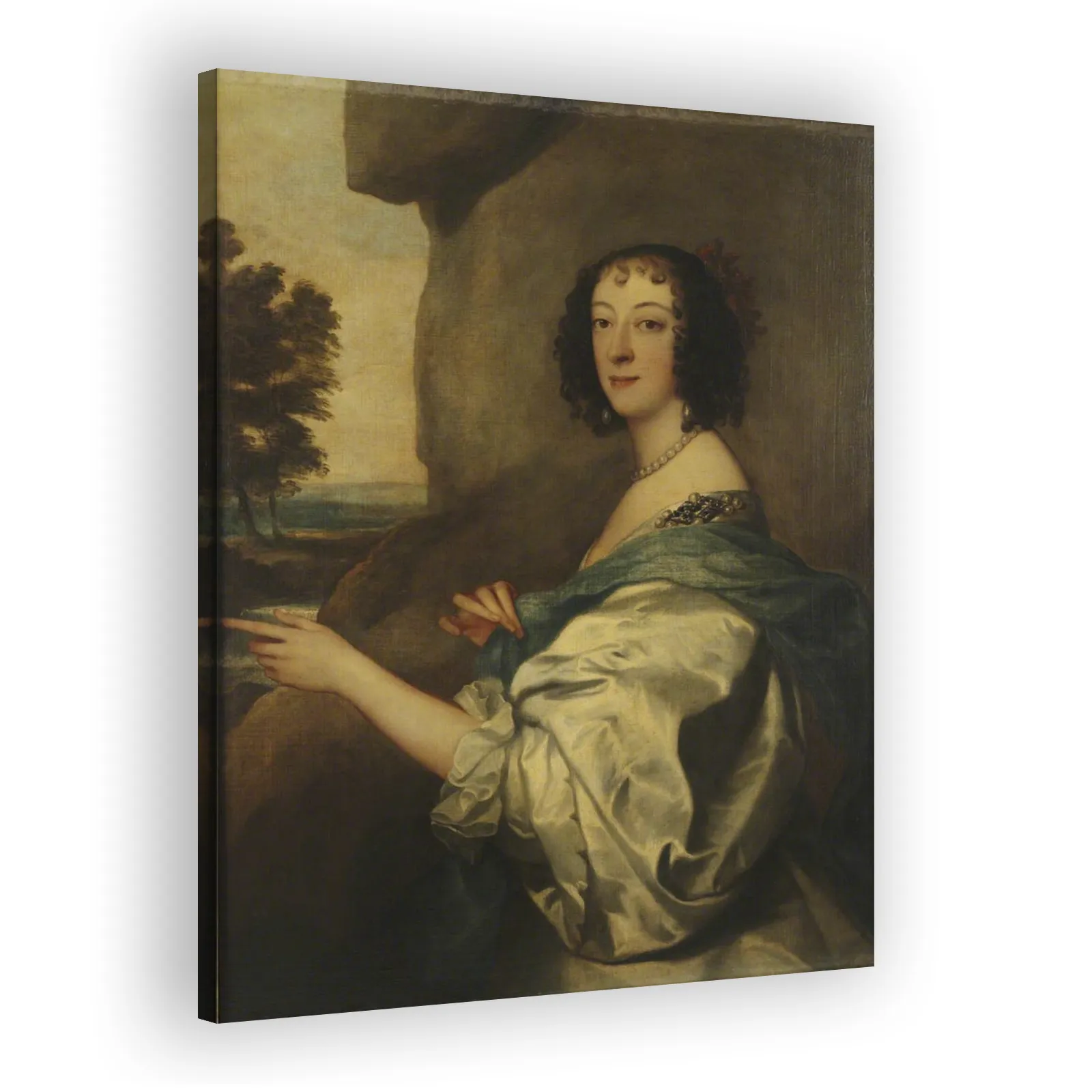 Lady Elizabeth Clifford, Countess of Burlington (1621–1698) by Anthony Van Dyck - view 2 thumbnail