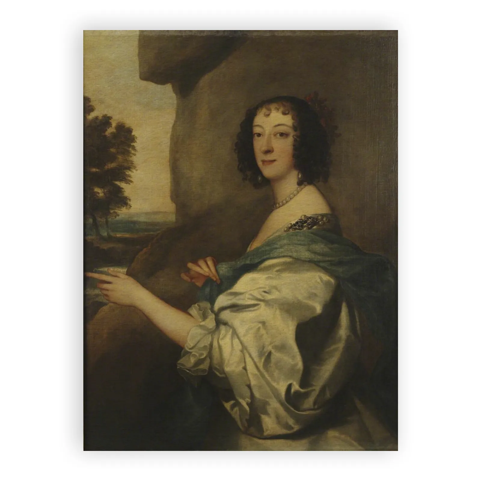 Lady Elizabeth Clifford, Countess of Burlington (1621–1698) by Anthony Van Dyck - view 6 thumbnail