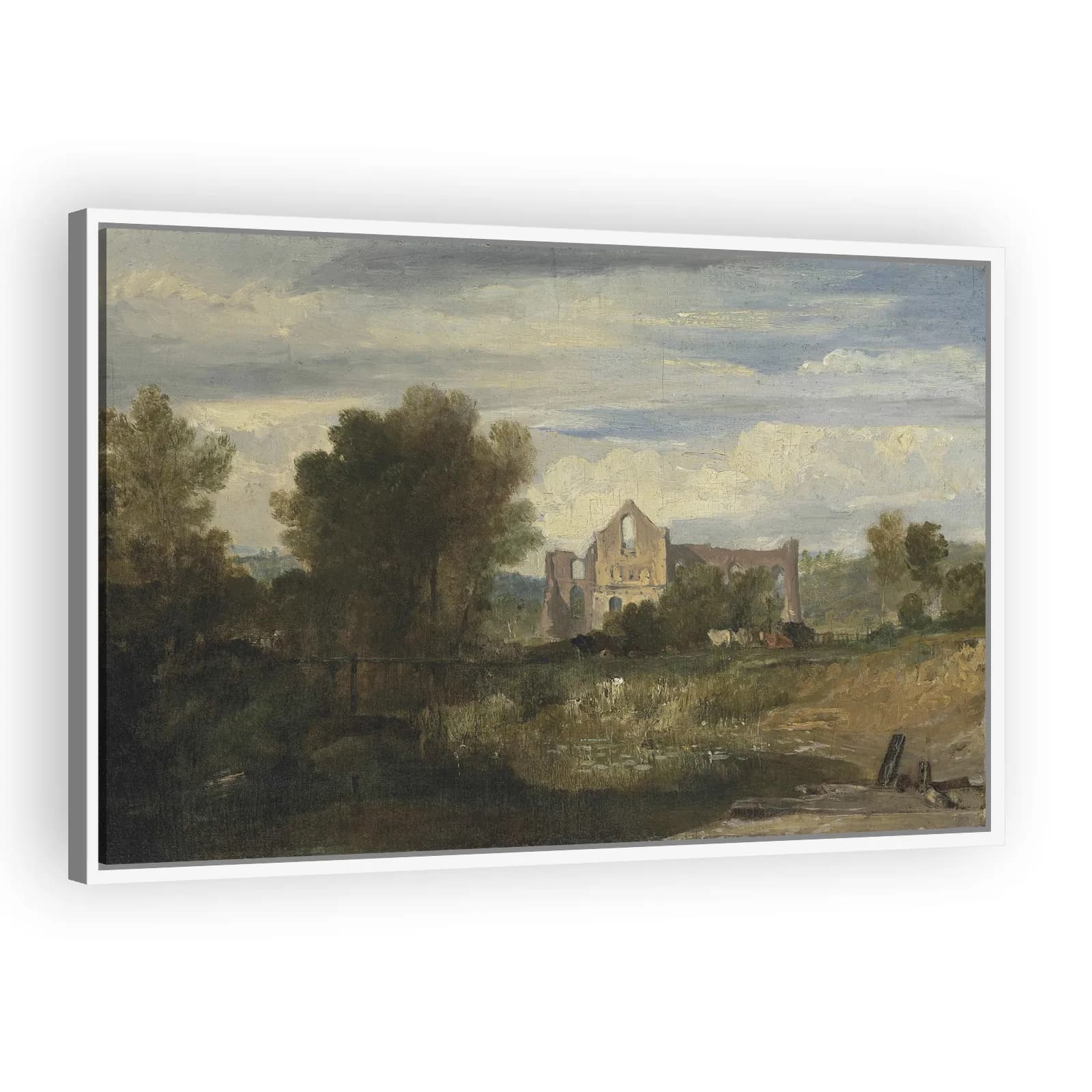Newark Abbey on the River Wey by J M W Turner - view 5 thumbnail