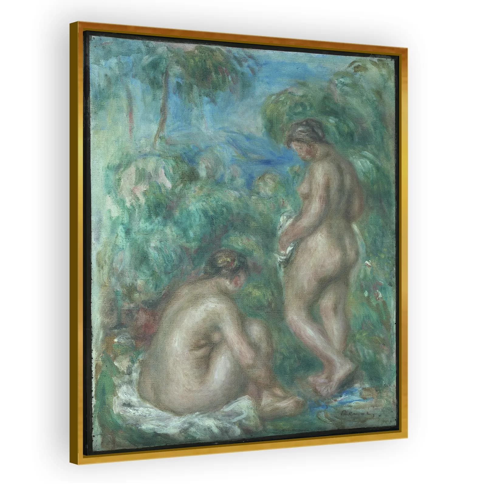 Badende kvinner by Pierre Auguste Renoir - view 3 thumbnail