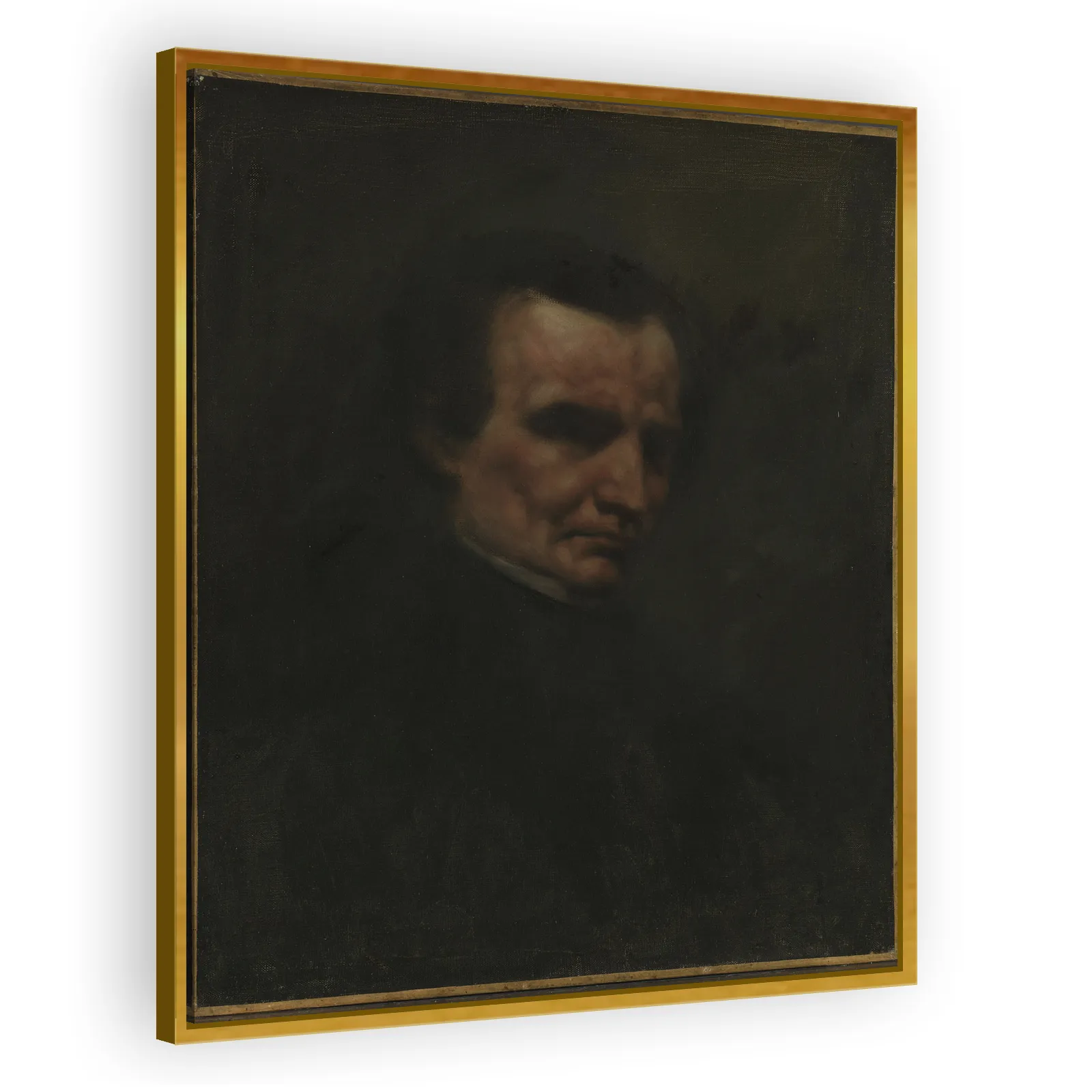 Portrait of Hector Berlioz by Gustave Courbet - view 3 thumbnail