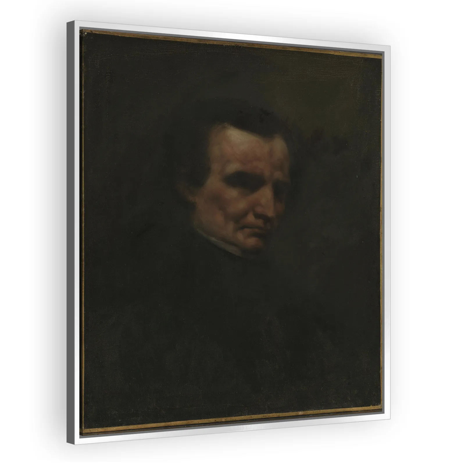 Portrait of Hector Berlioz by Gustave Courbet - view 4 thumbnail