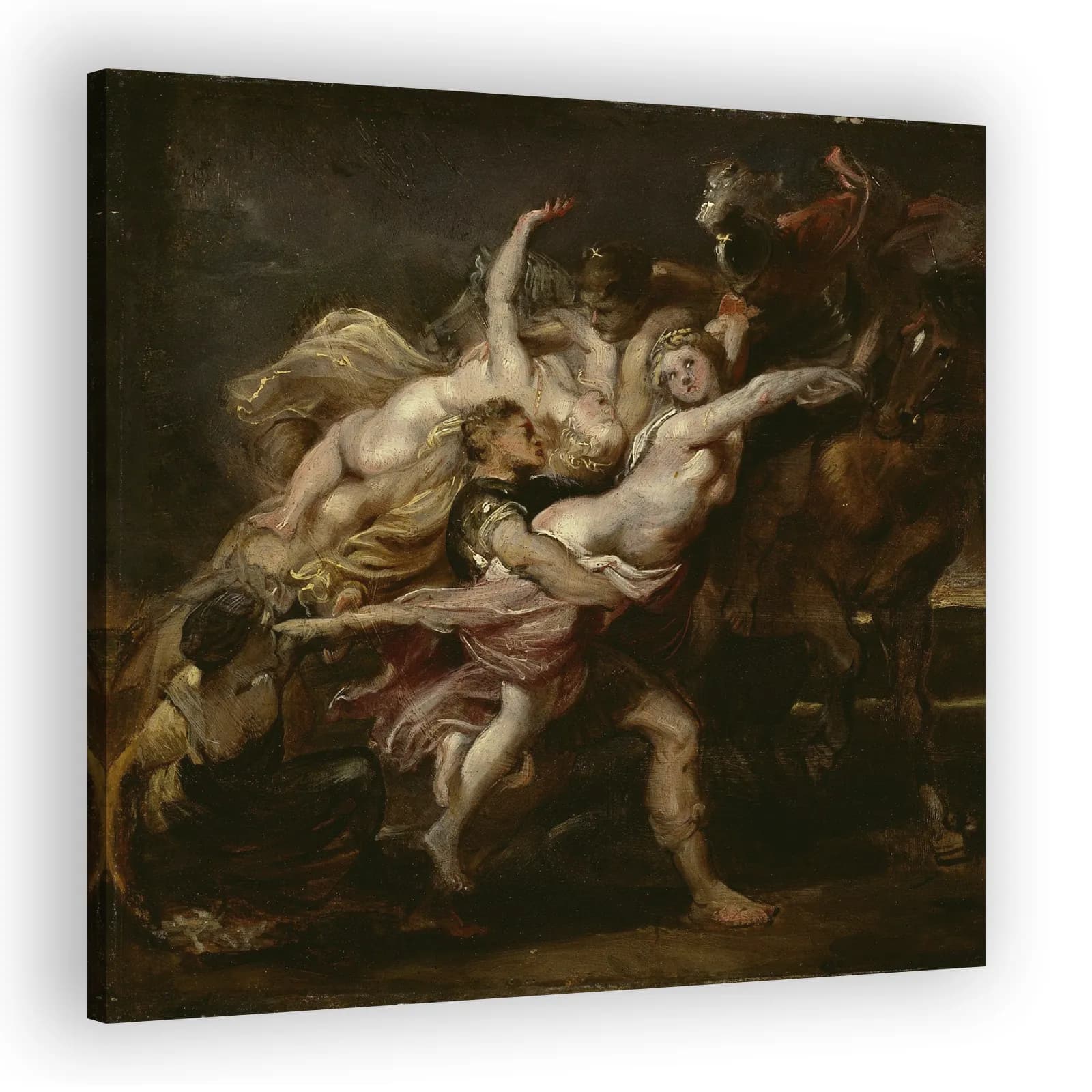 The Rape of the Daughters of Levkippos by Peter Paul Rubens - view 2 thumbnail