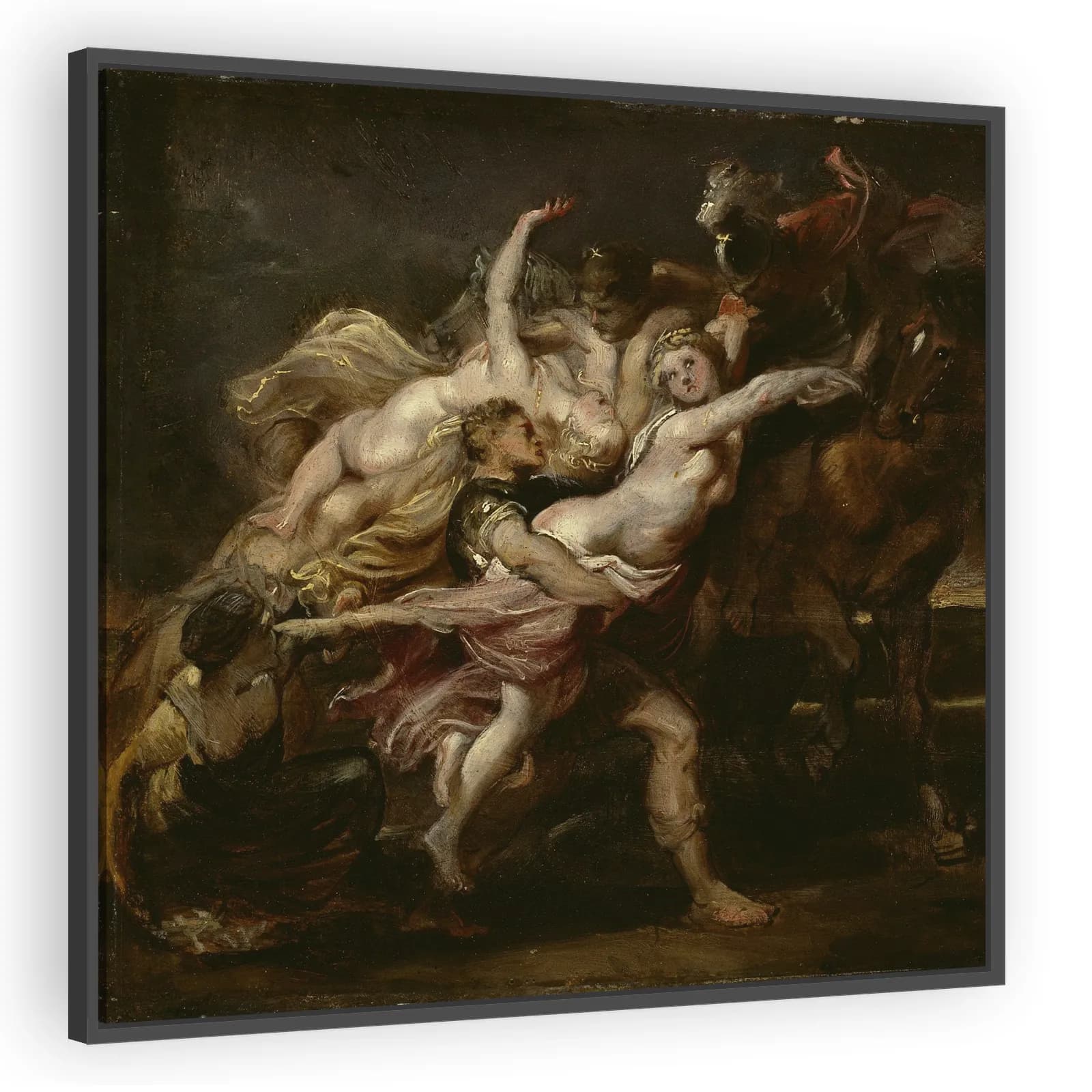 The Rape of the Daughters of Levkippos by Peter Paul Rubens