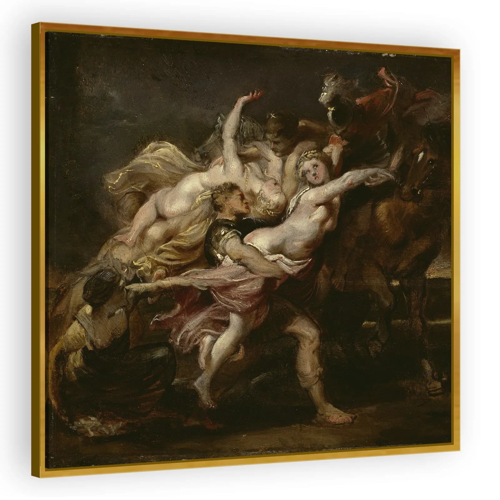 The Rape of the Daughters of Levkippos by Peter Paul Rubens - view 3 thumbnail