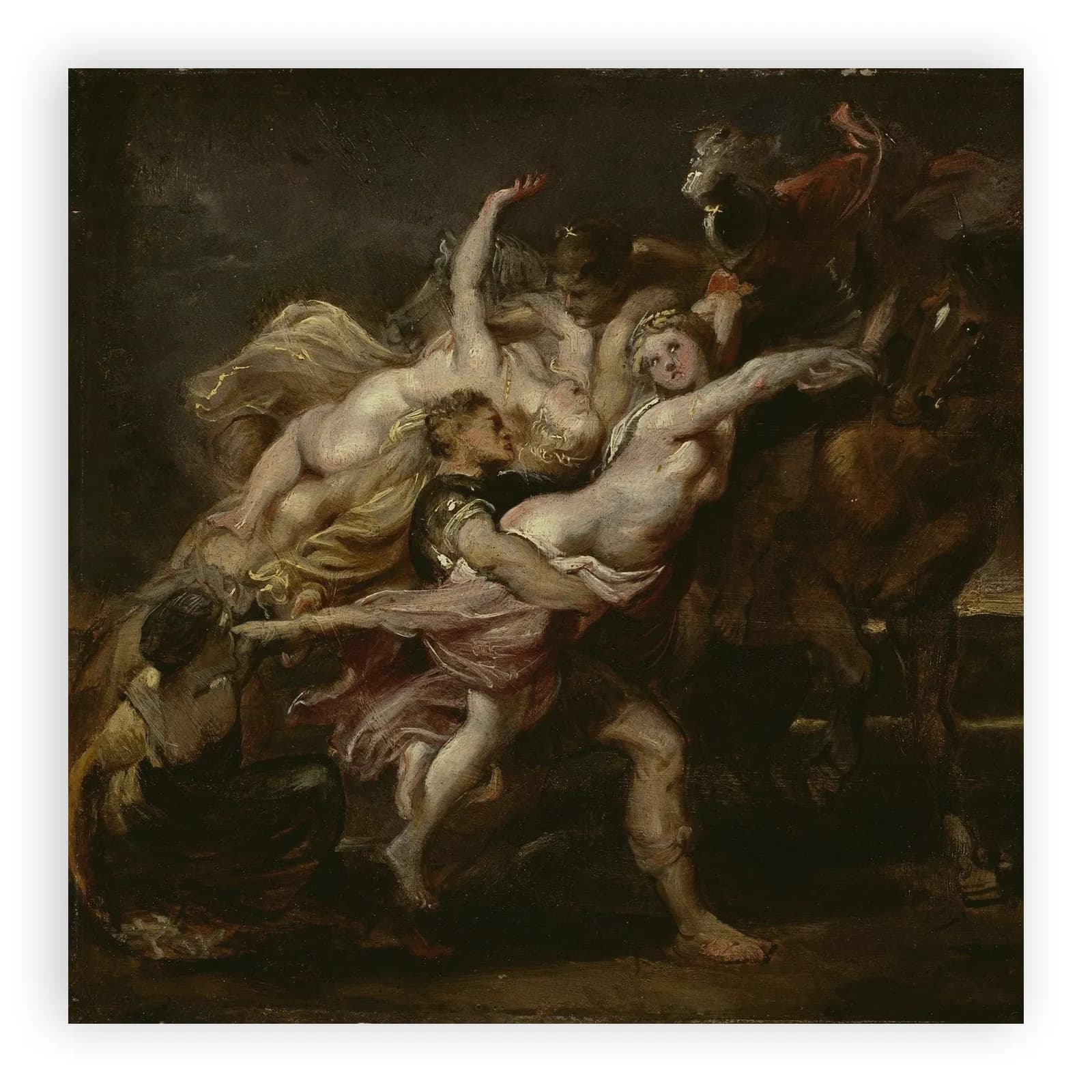 The Rape of the Daughters of Levkippos by Peter Paul Rubens - view 6 thumbnail
