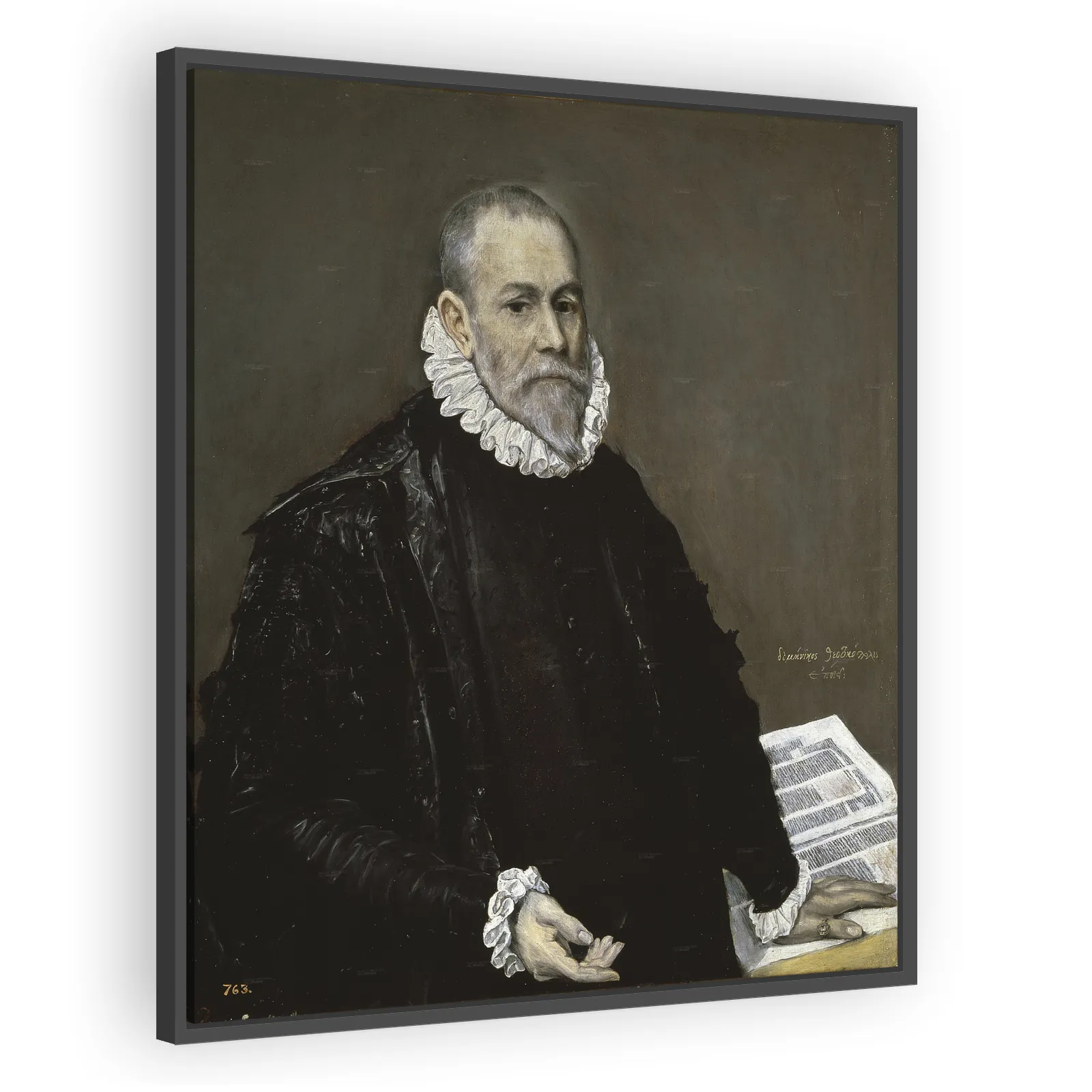Portrait of Rodrigo de la Fuente by El Greco