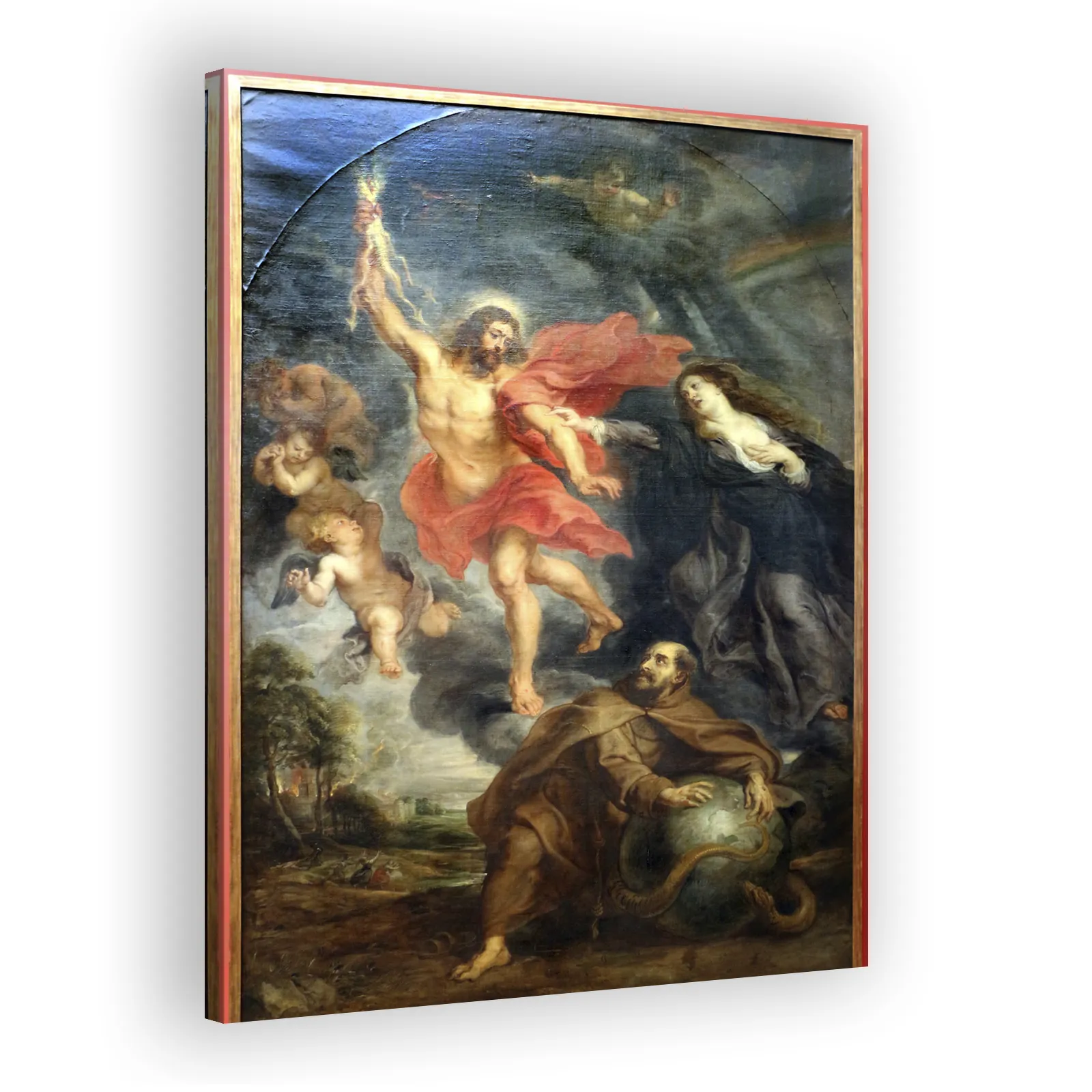 The Virgin Mary and Saint Francis Saving the World from Christ's Anger by Peter Paul Rubens - view 2 thumbnail