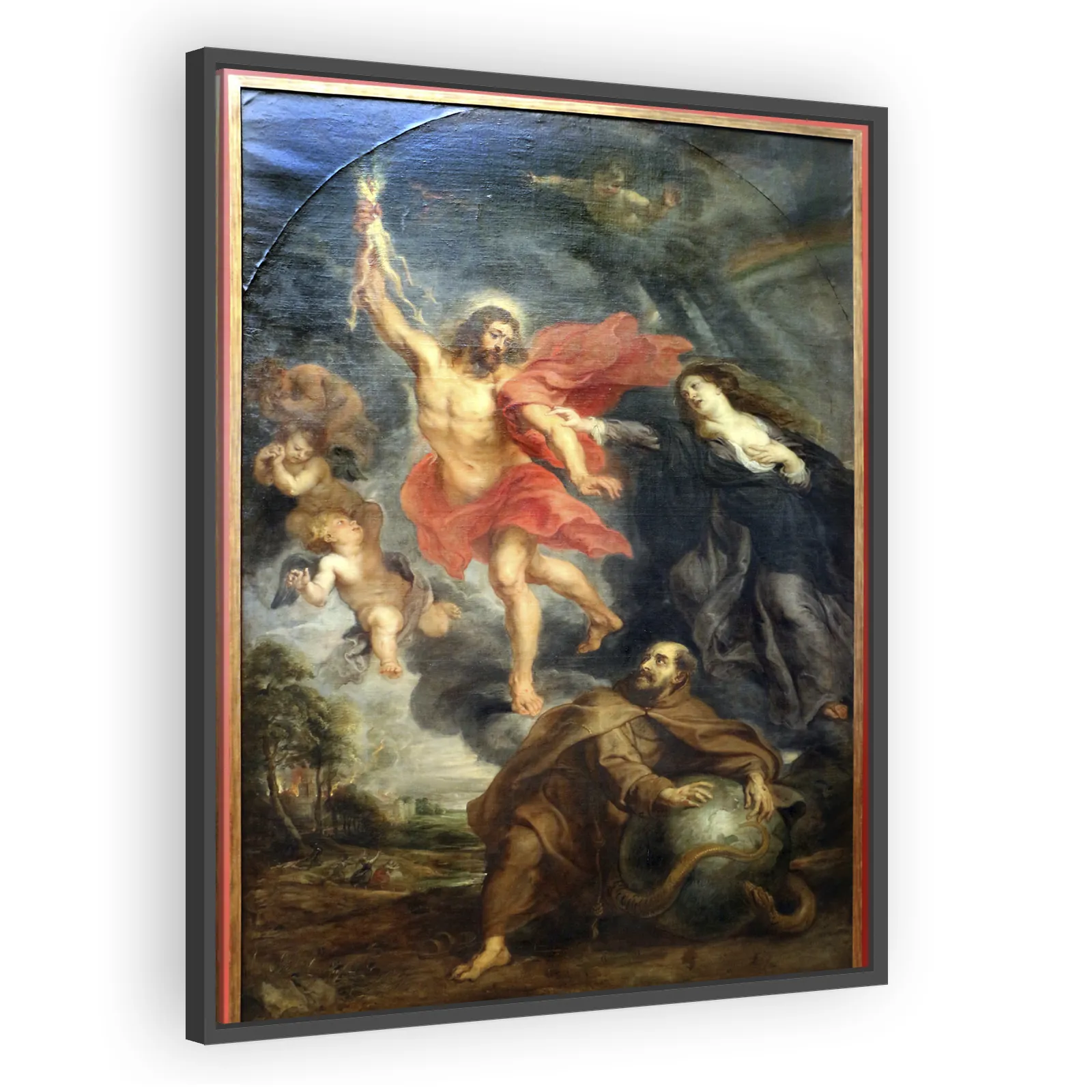 The Virgin Mary and Saint Francis Saving the World from Christ's Anger by Peter Paul Rubens