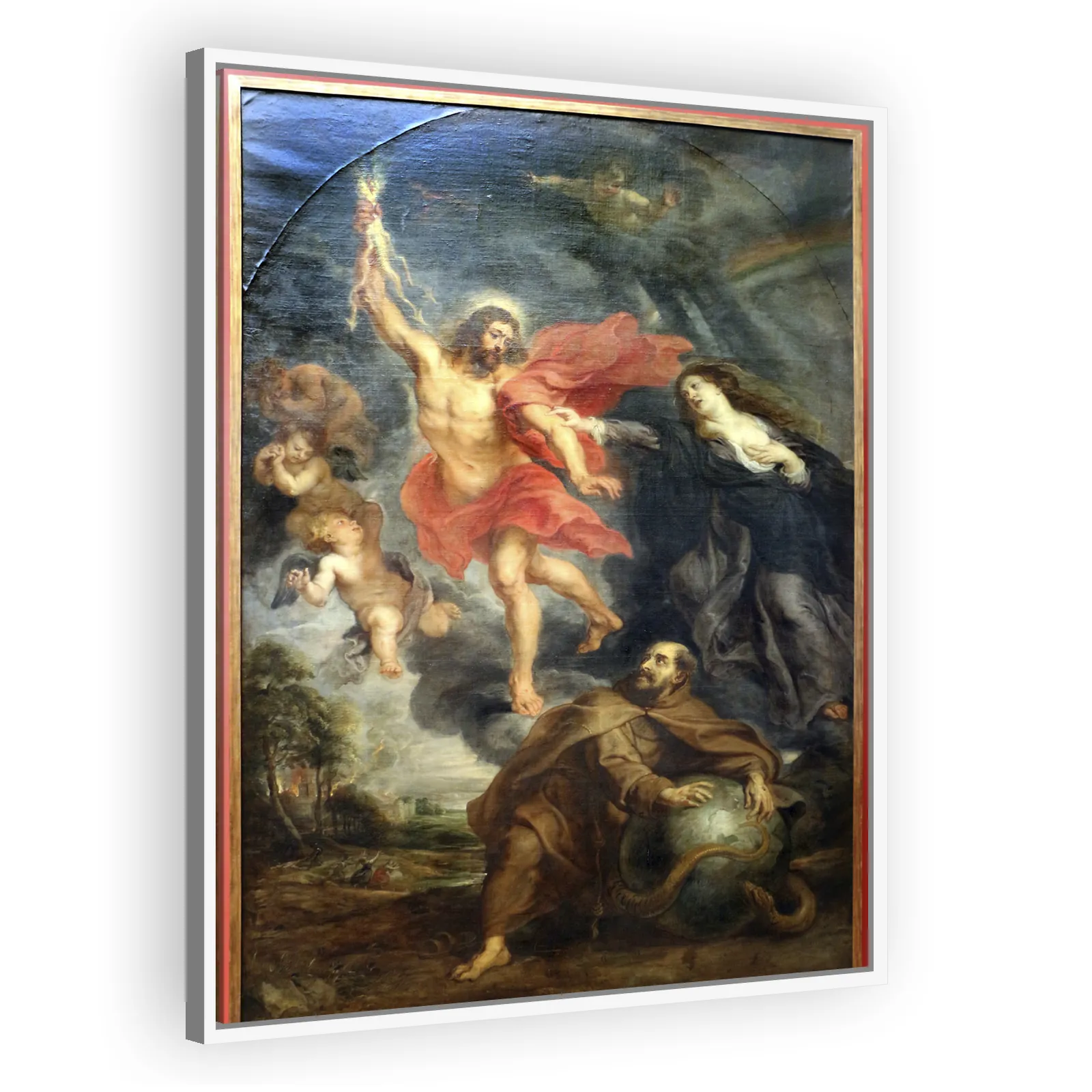 The Virgin Mary and Saint Francis Saving the World from Christ's Anger by Peter Paul Rubens - view 5 thumbnail