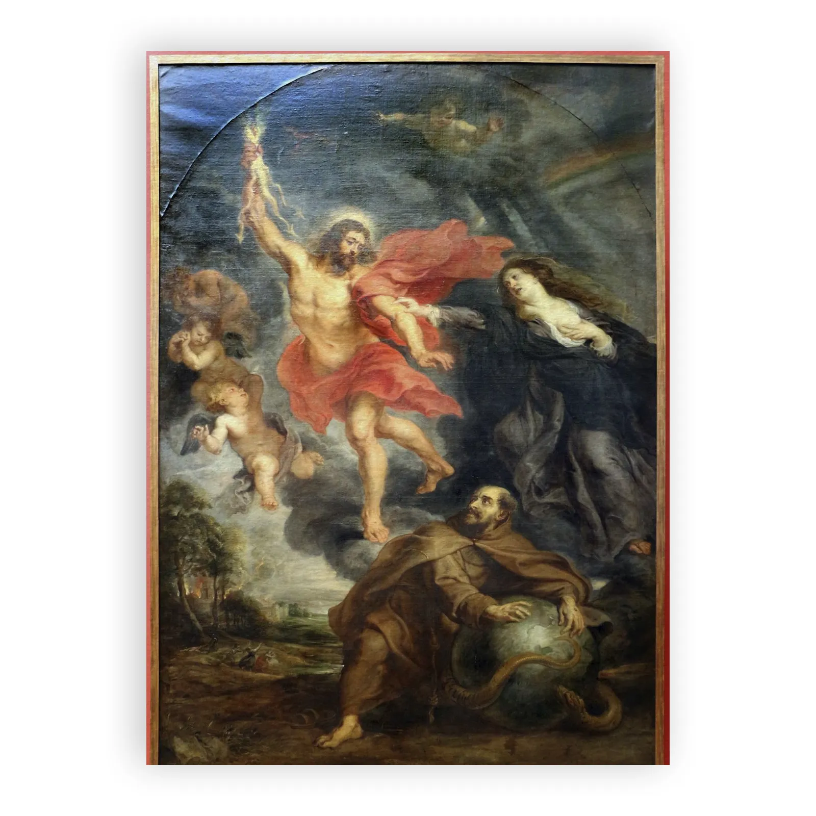 The Virgin Mary and Saint Francis Saving the World from Christ's Anger by Peter Paul Rubens - view 6 thumbnail