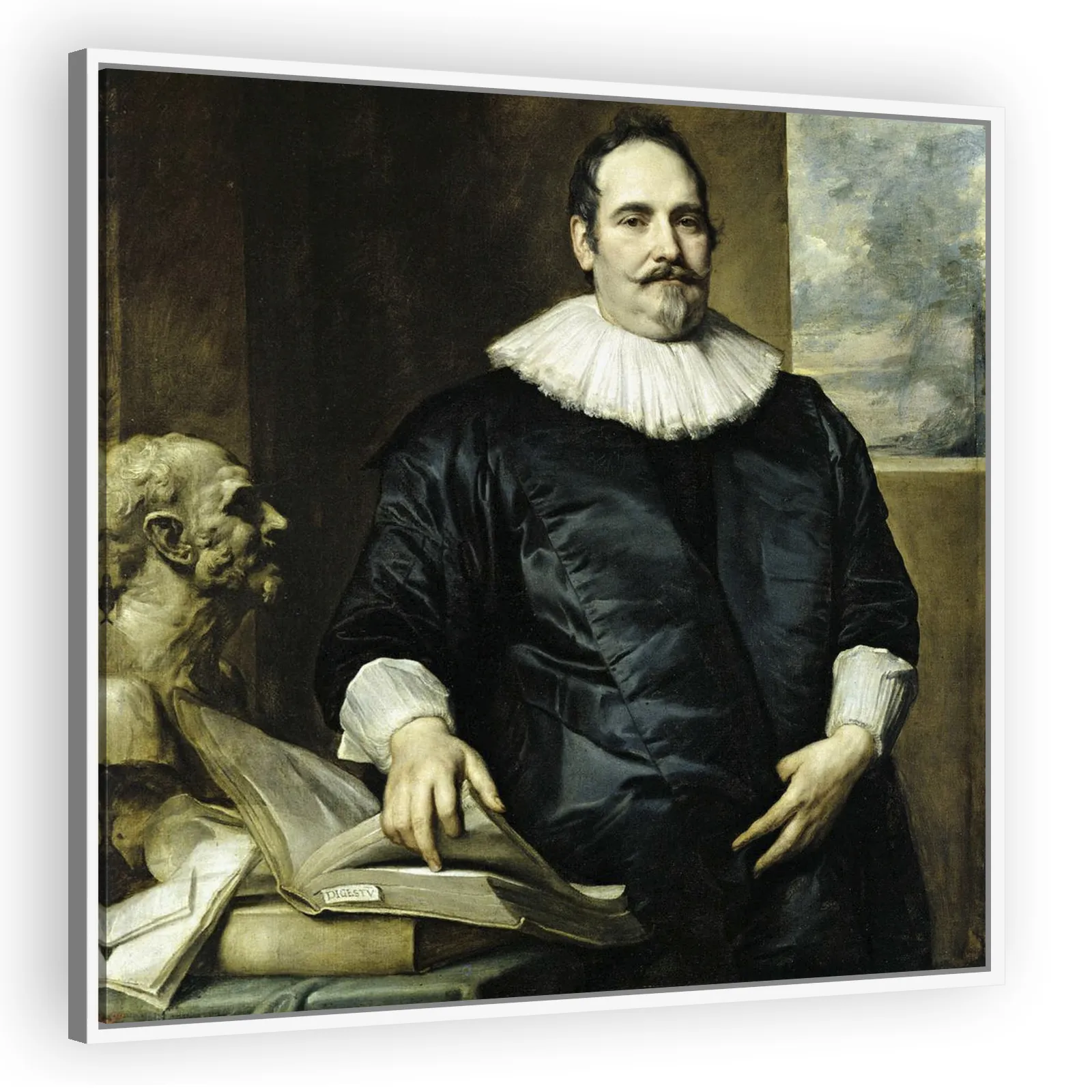 Portrait of Justus van Meerstraeten by Anthony Van Dyck - view 5 thumbnail