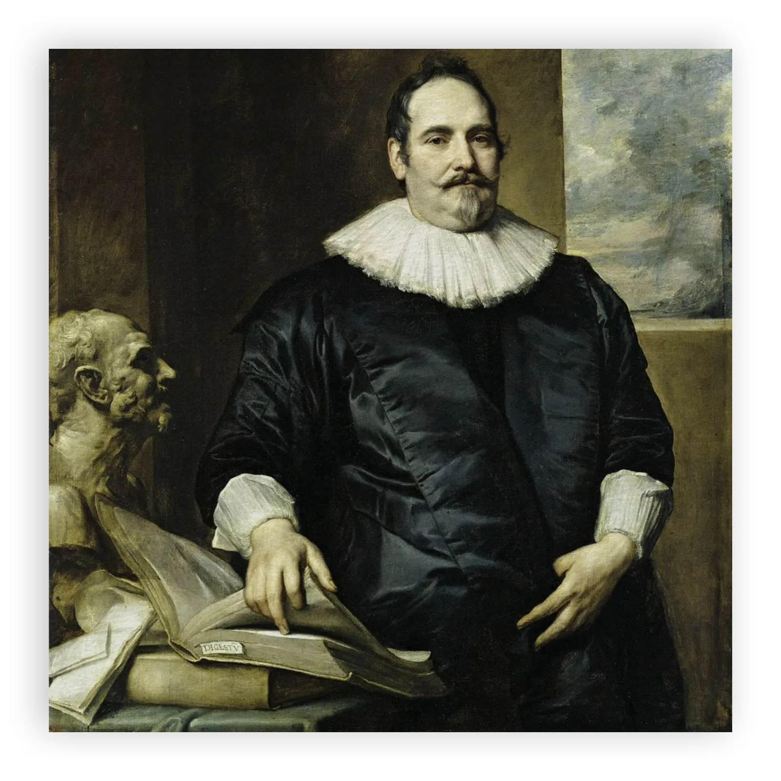 Portrait of Justus van Meerstraeten by Anthony Van Dyck - view 6 thumbnail