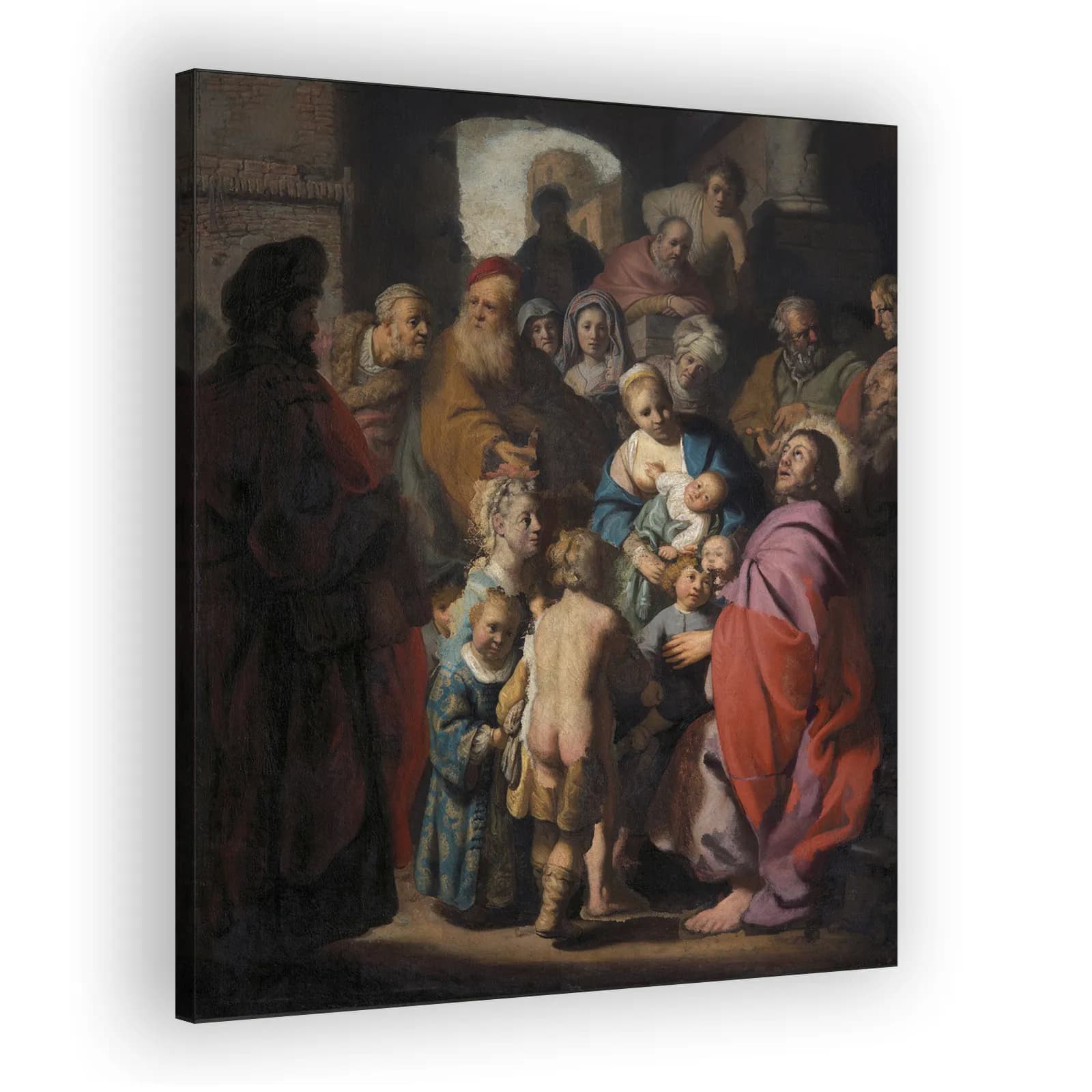 Suffer Little Children to Come Unto Me by Rembrandt Van Rijn - view 2 thumbnail